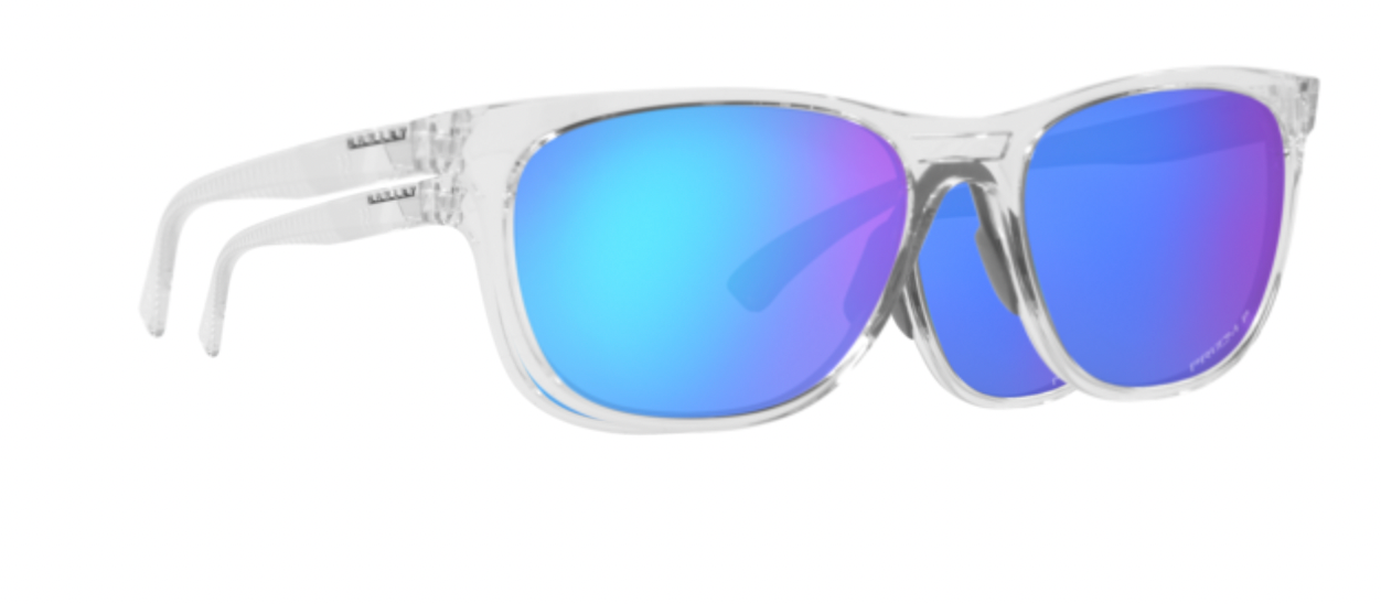 OAKLEY LEADLINE POLISH CLEAR PRIZM SAPPHIRE POLARIZED