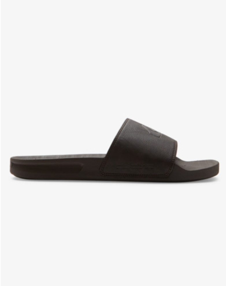 Quiksilver Rivi Nubuck - Slider Sandals For Men- Brown