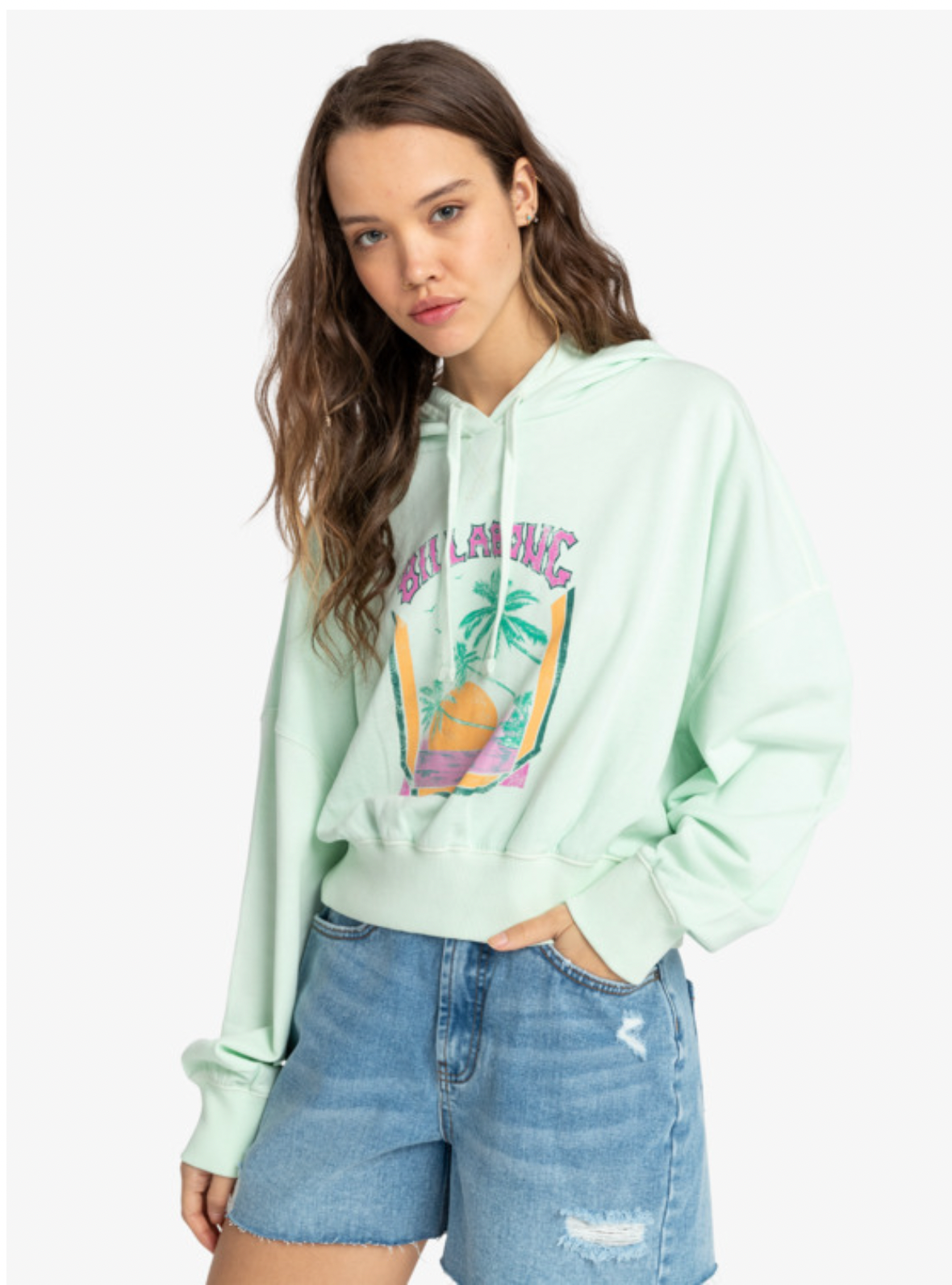 Billabong All Time - Long Sleeve Pullover Hoodie For Women