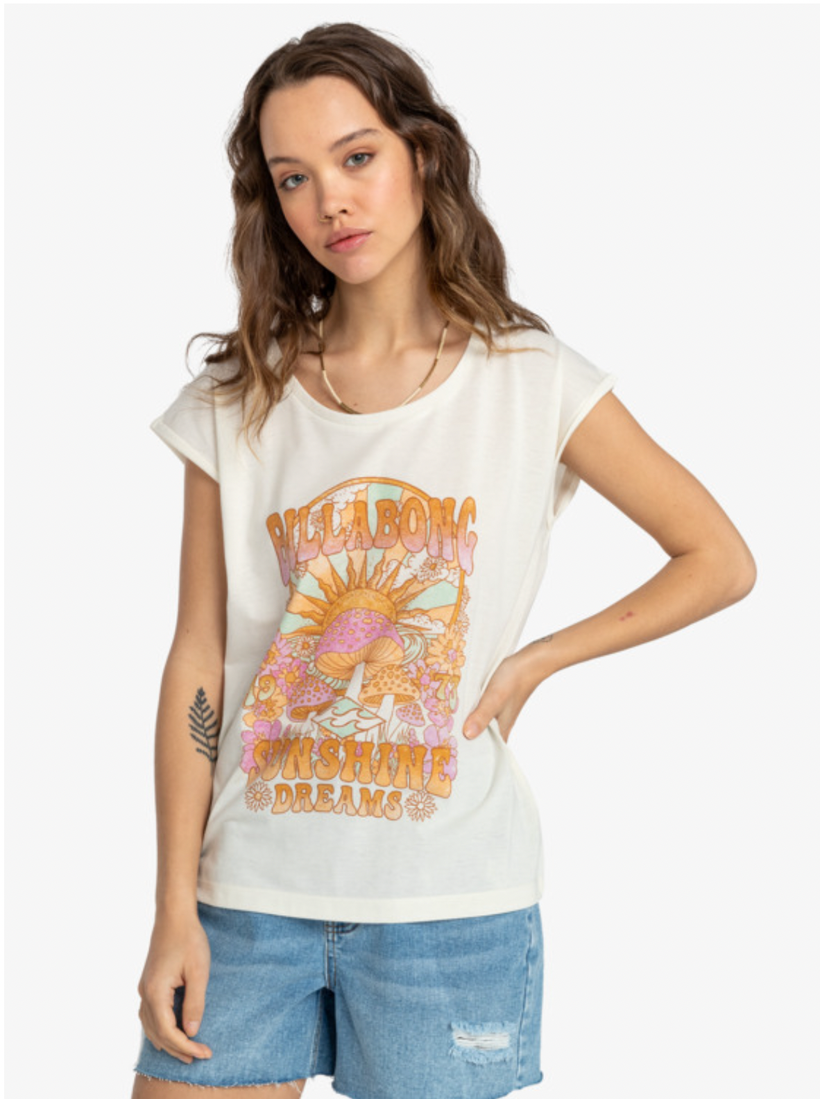 Billabong All Night - Cap Sleeve T-Shirt For Women