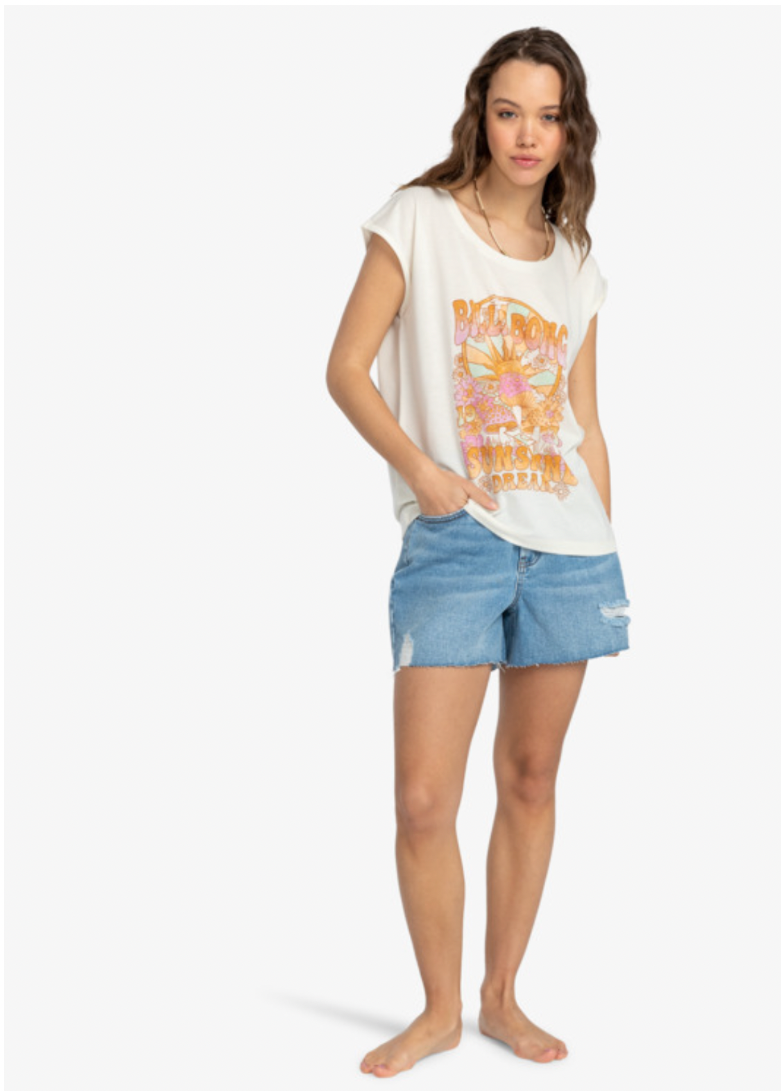 Billabong All Night - Cap Sleeve T-Shirt For Women