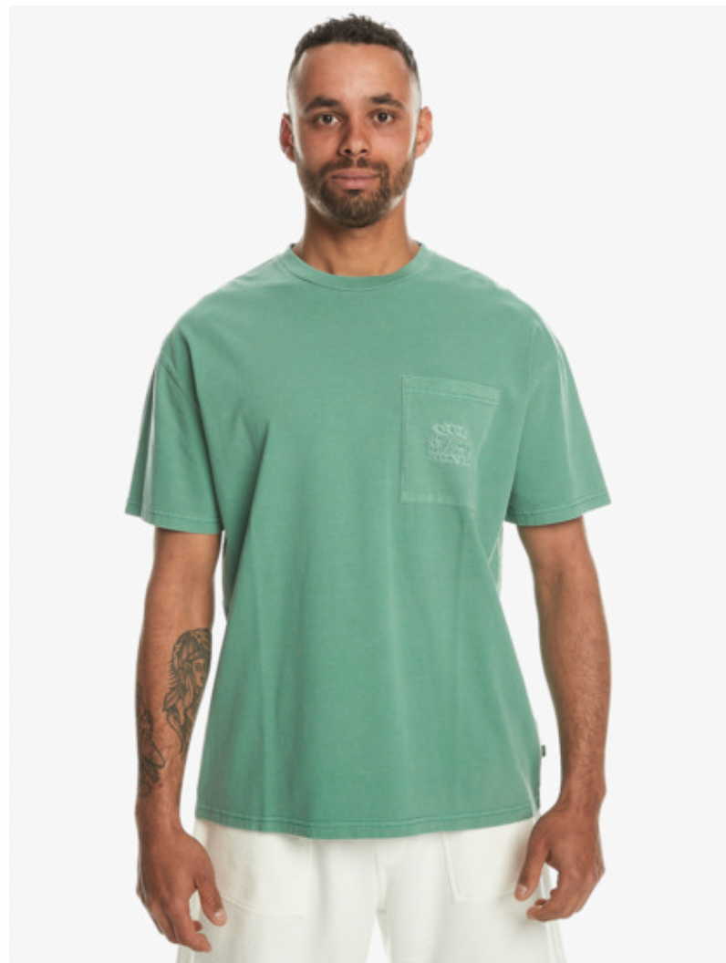 Quiksilver Blank Natural Dye - Oversized Short Sleeve T-Shirt For Men