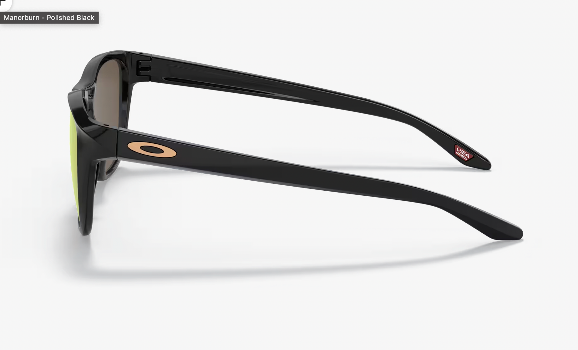 Oakley. Manorburn -Prizm Rose Gold Lenses,  Polished Black Frame