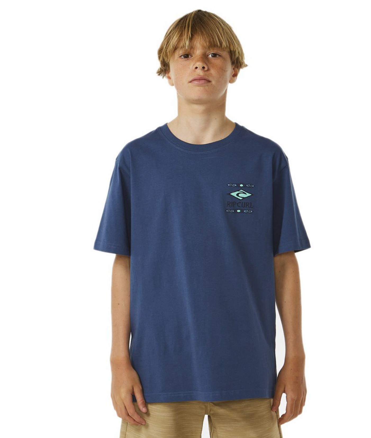 RipCurl Lost Islands Tee Boys- Vintage Navy