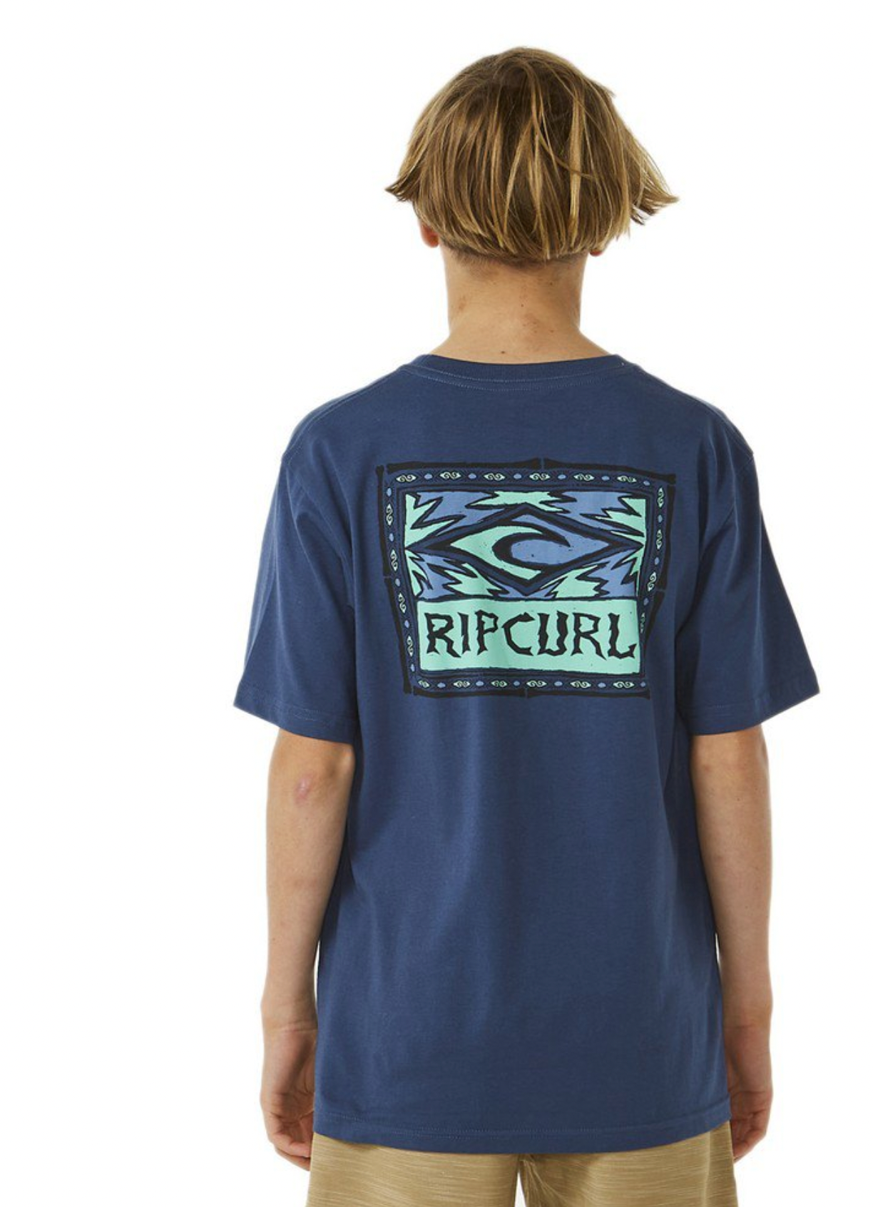 RipCurl Lost Islands Tee Boys- Vintage Navy