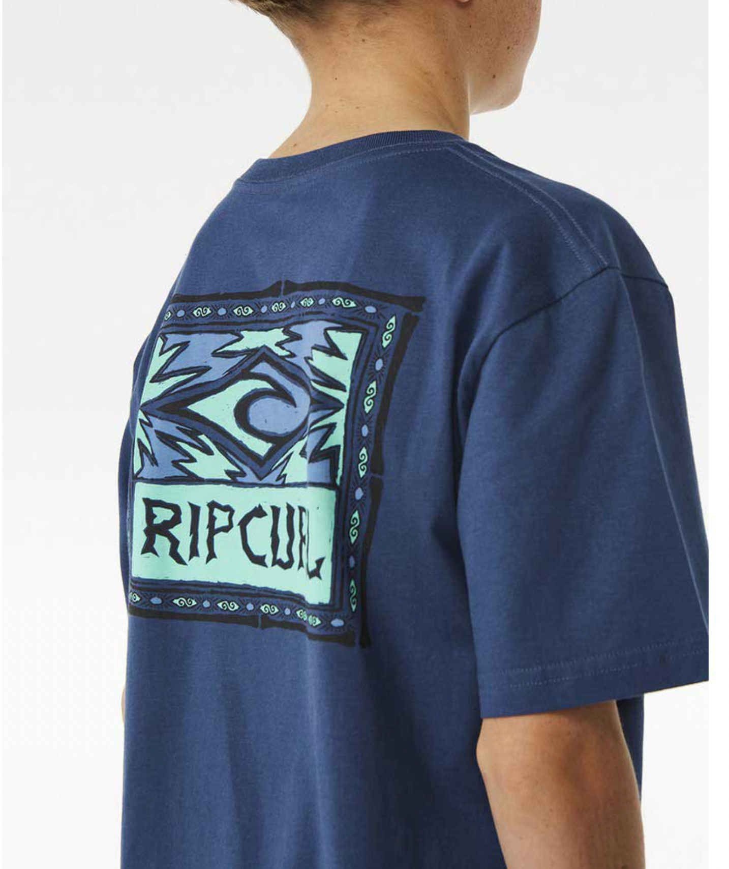 RipCurl Lost Islands Tee Boys- Vintage Navy