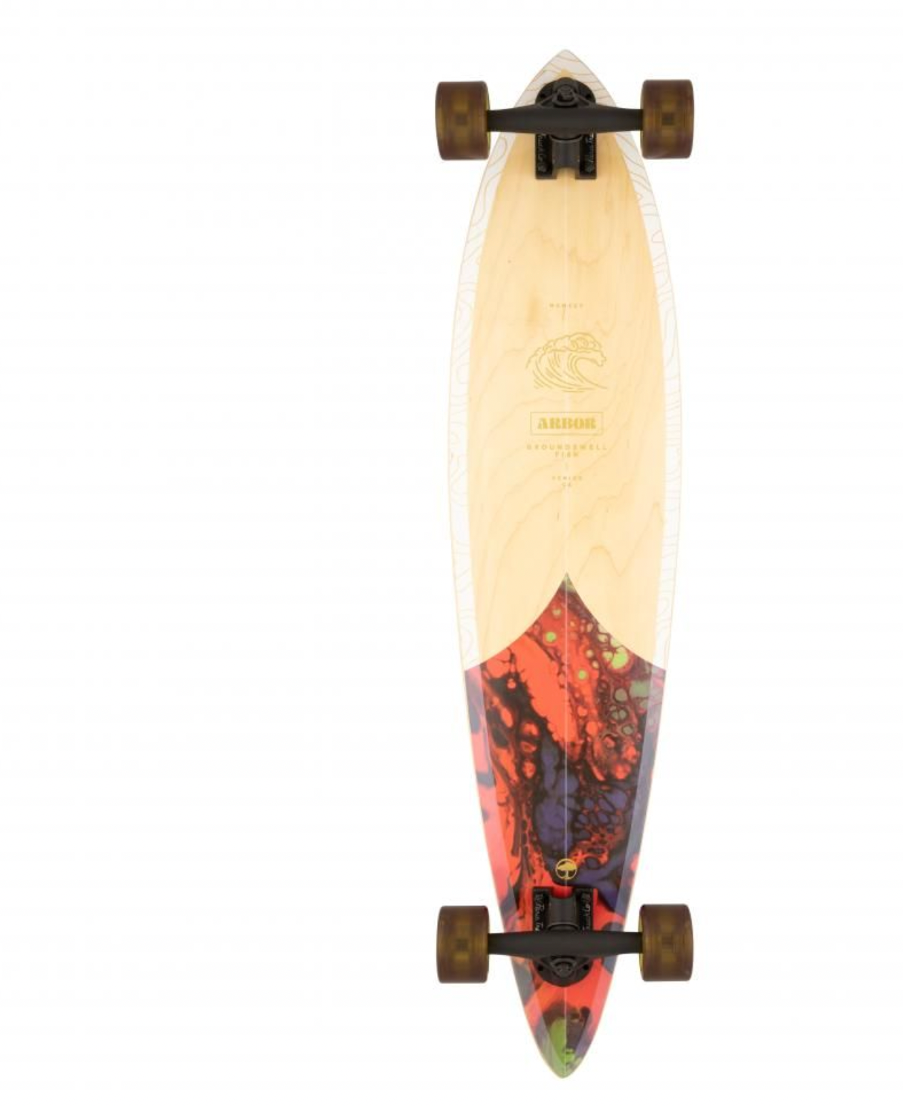 Arbor Fish 37 Inch Complete Skateboard - Groundswell