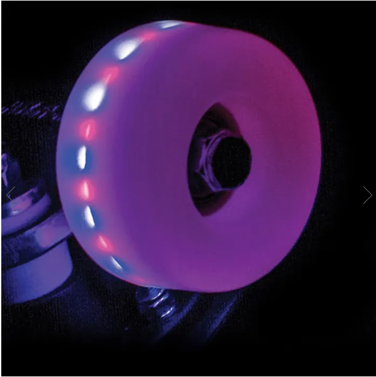 Rio Roller Light Up Quad Roller Skate Wheels 58Mm - Frost Pink