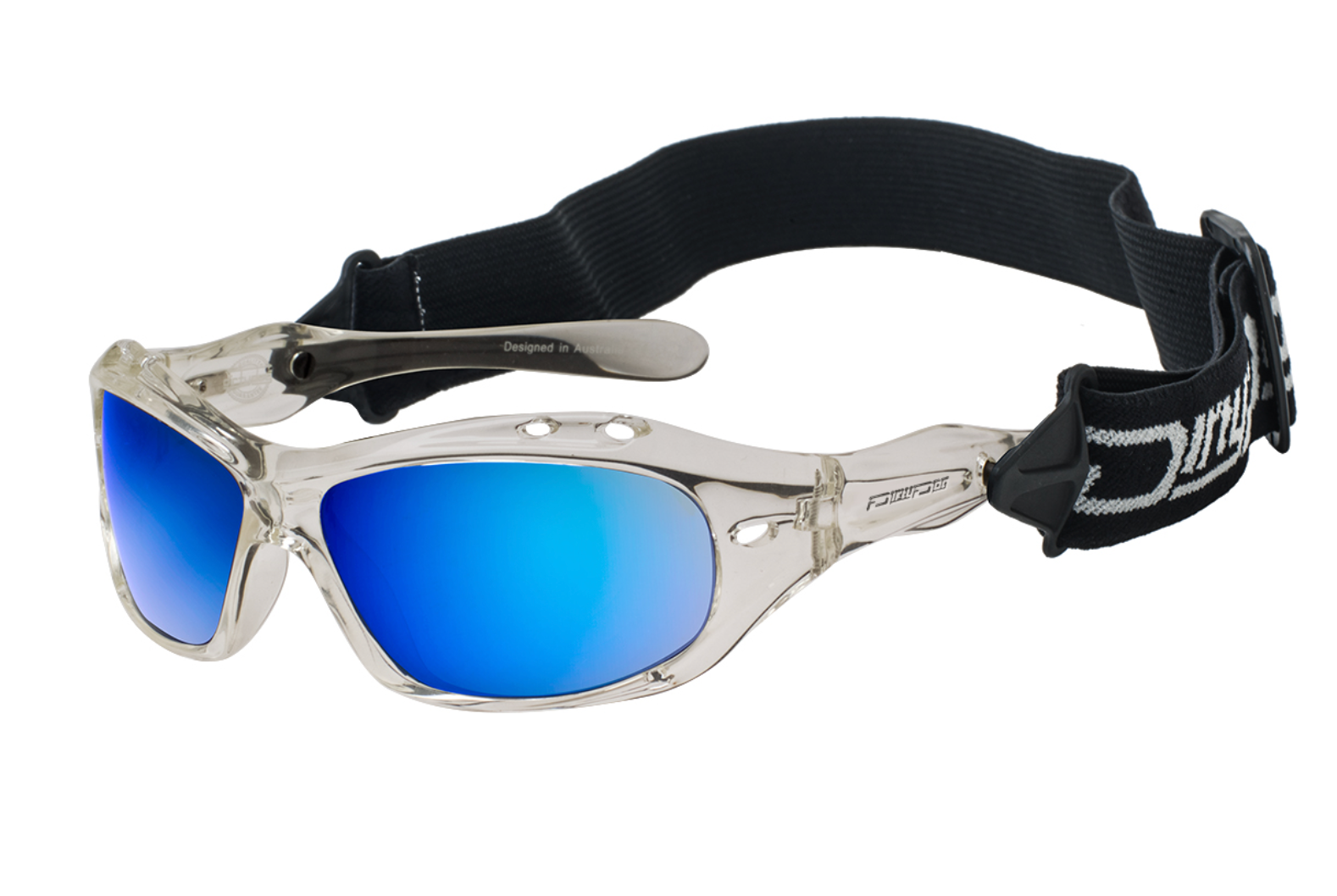 DIRTY DOG -CURL II GREY/BLUE MIRROR POLARISED  FRAME COLOUR CRYSTAL-53113