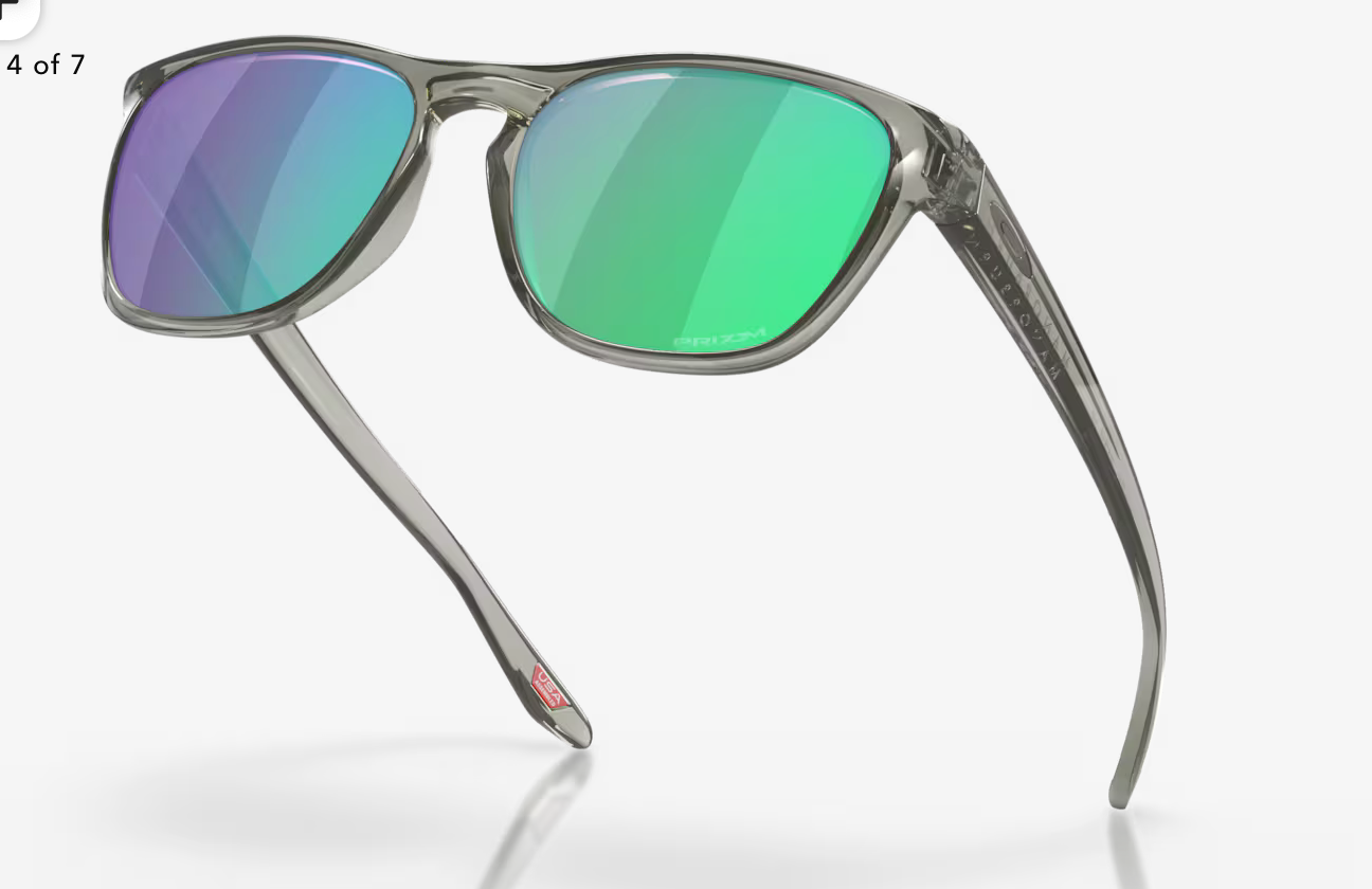 Oakley -Manorburn - Prizm Jade Lenses,  Grey Ink Frame