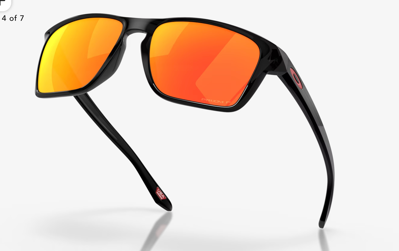 Oakley -Sylas - Prizm Ruby Polarized Lenses,  Black Ink Frame