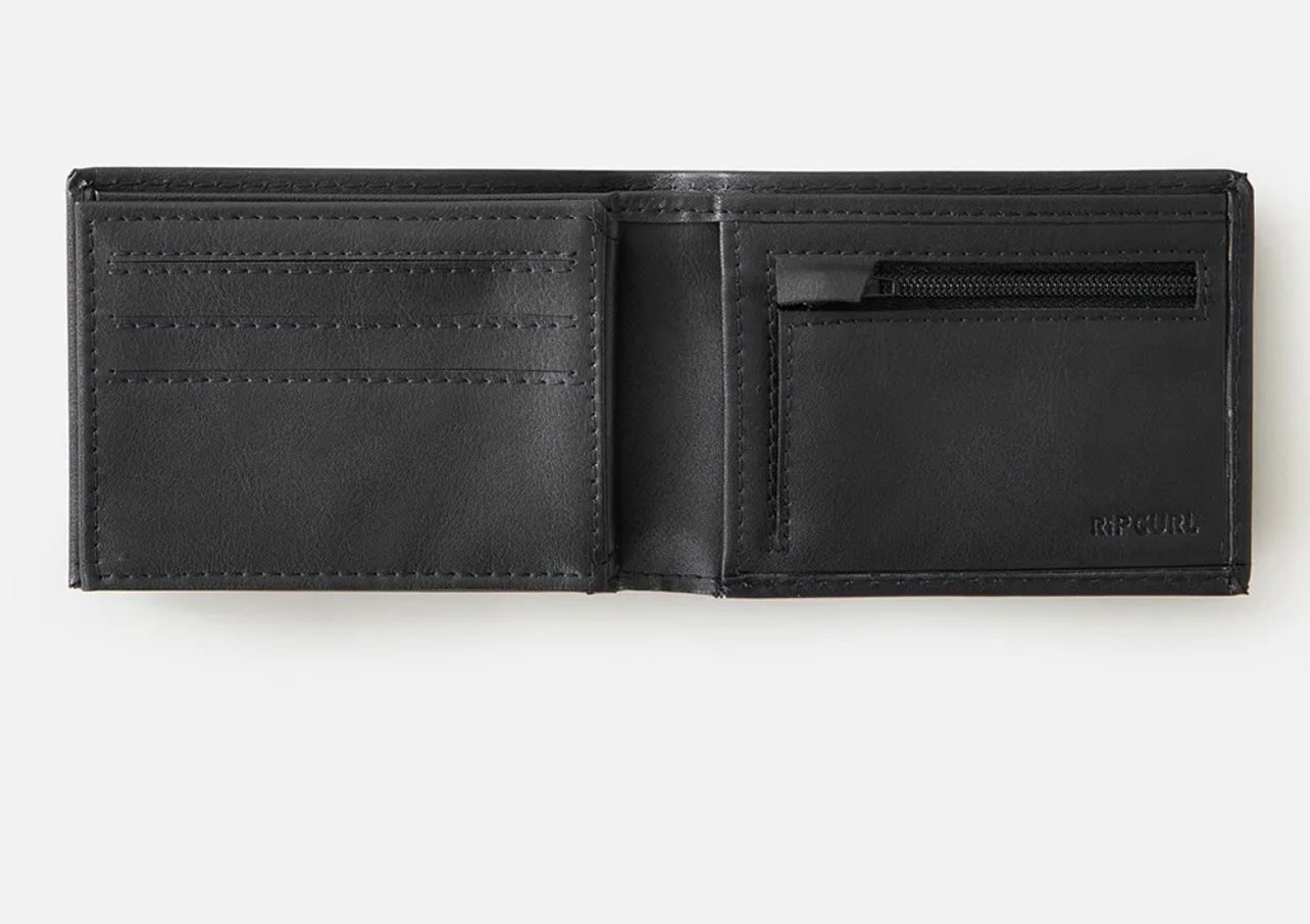 RIPCURL Search PU Slim Wallet==BLACK ==