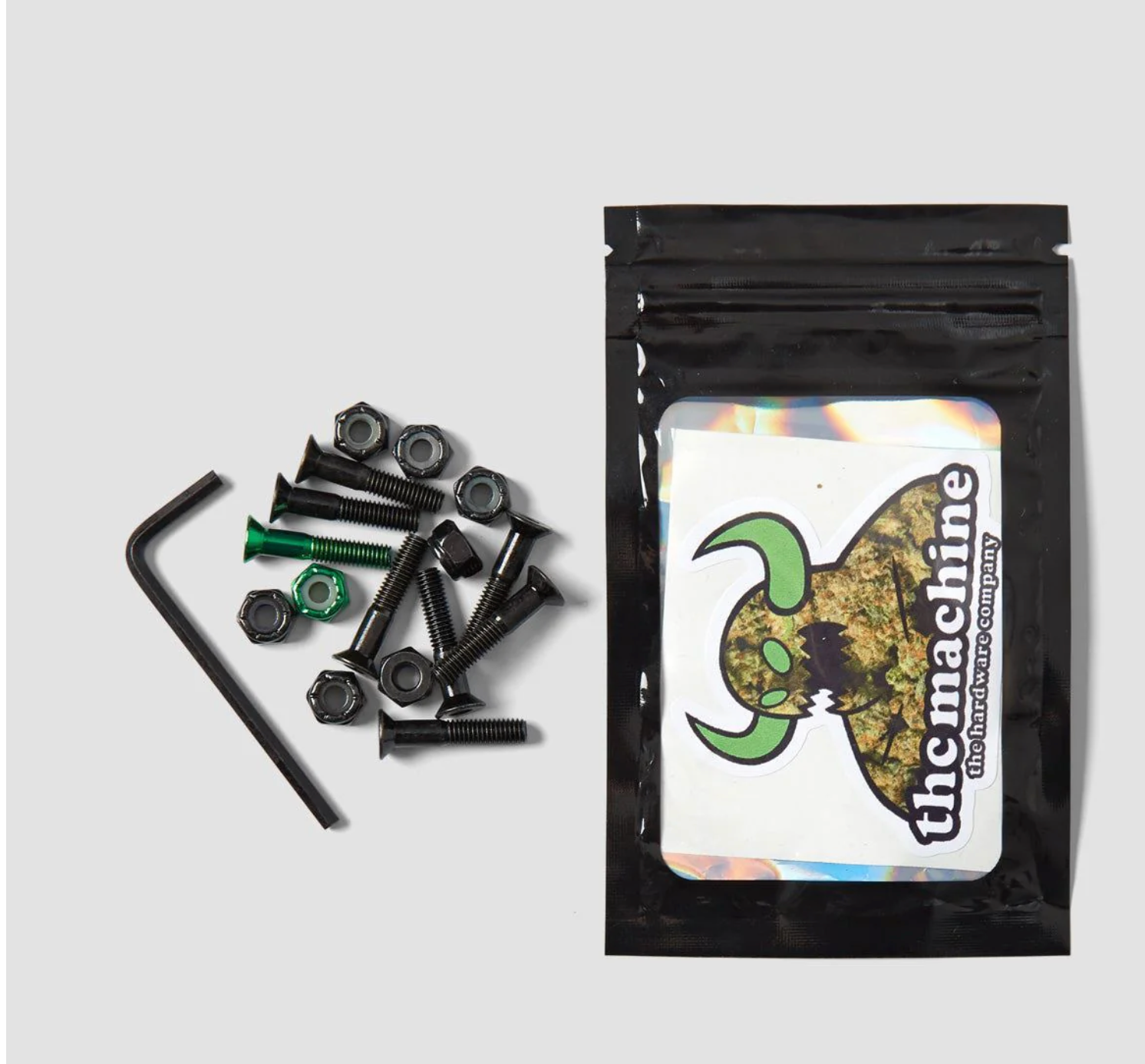 The Hardware Company Thc Machine Allen Truck Bolts Black/Green 1"