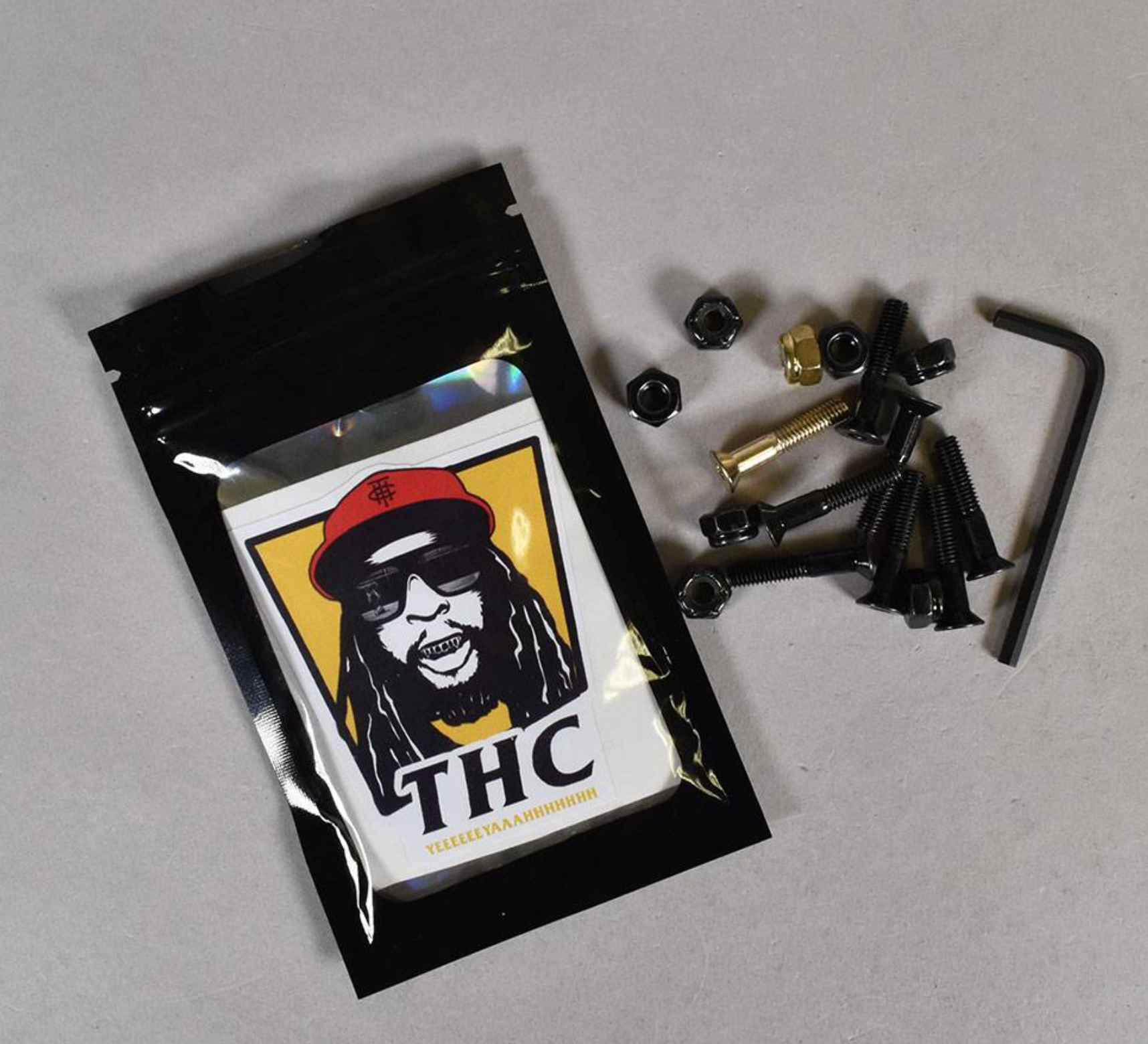 The Hardware Company Lil Jon Skateboard Bolts - 1'' The Hardware Company The Hardware Company Lil Jon Skateboard Bolts - 1''