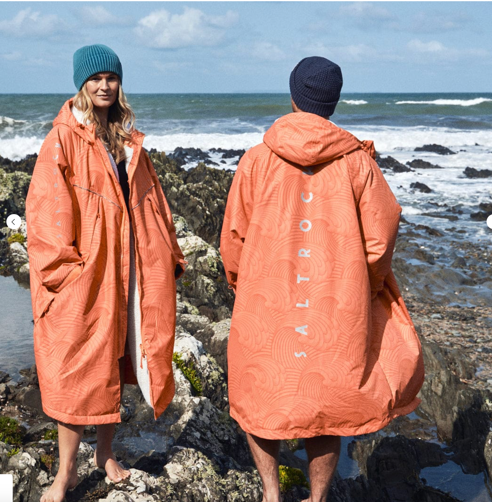 Saltrock Recycled Changing Robe - Light Orange