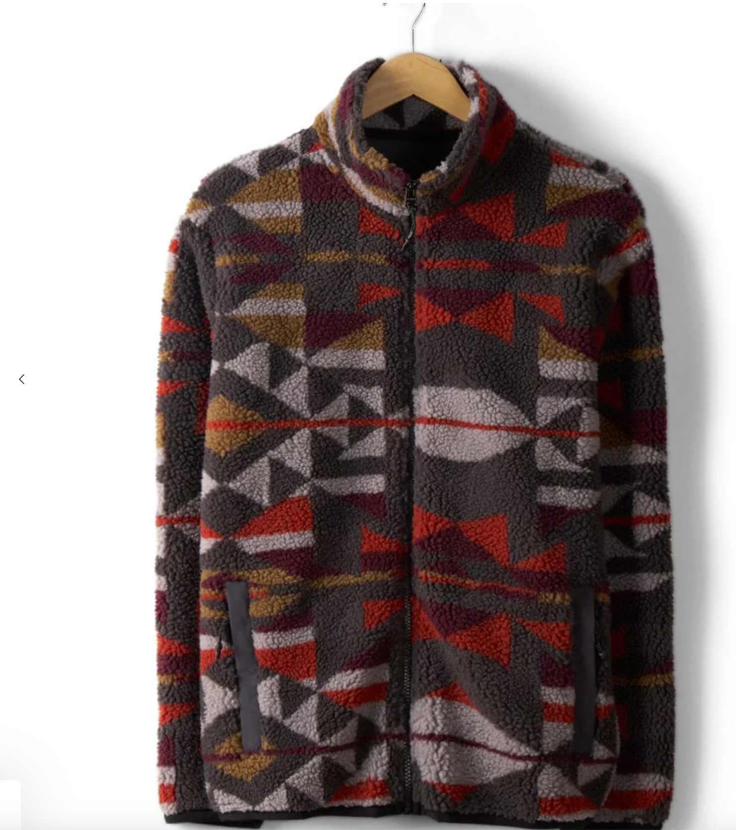 Saltrock Wye Aztec - Mens Recycled Fleece - Multi