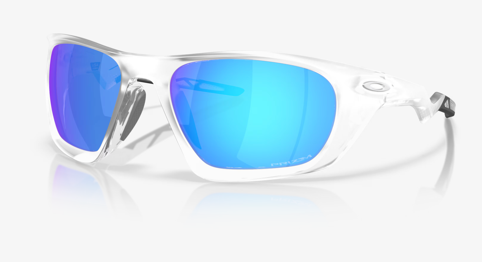 Oakley  Lateraus Prizm Sapphire Lenses,  Matte Clear Frame