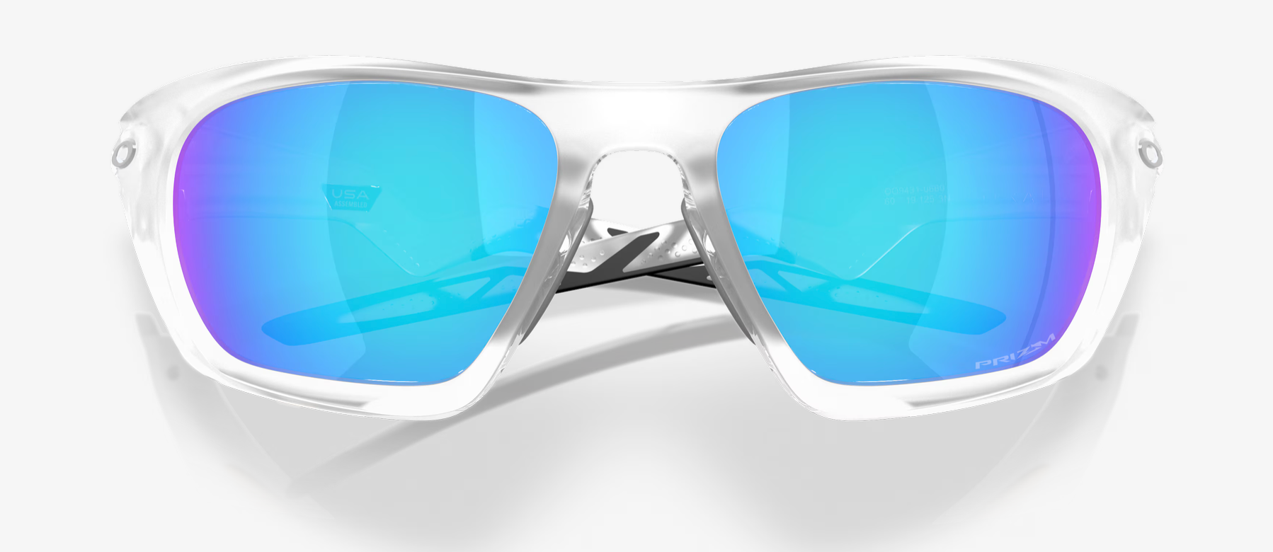 Oakley  Lateraus Prizm Sapphire Lenses,  Matte Clear Frame