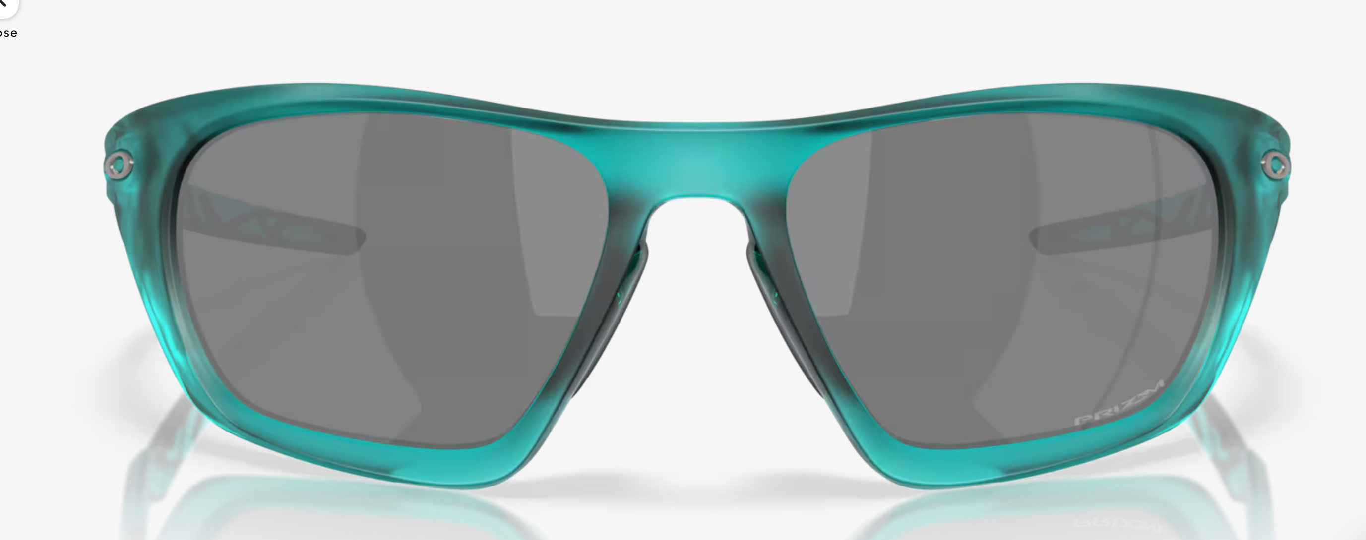 Oakley Lateralis Prizm Black Lenses,  Matte Transparent Arctic Surf Frame