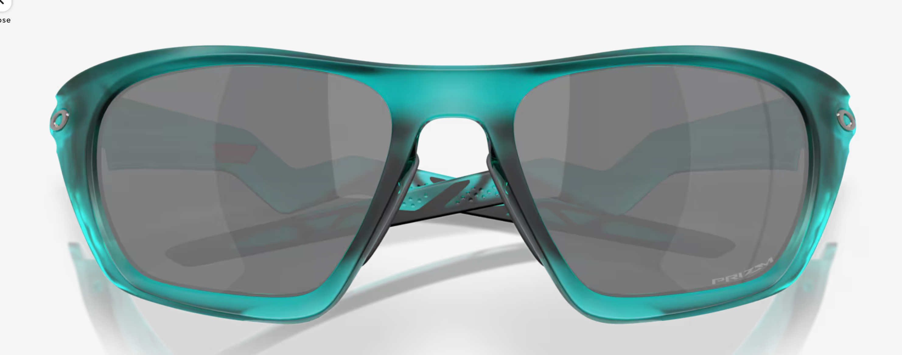 Oakley Lateralis Prizm Black Lenses,  Matte Transparent Arctic Surf Frame