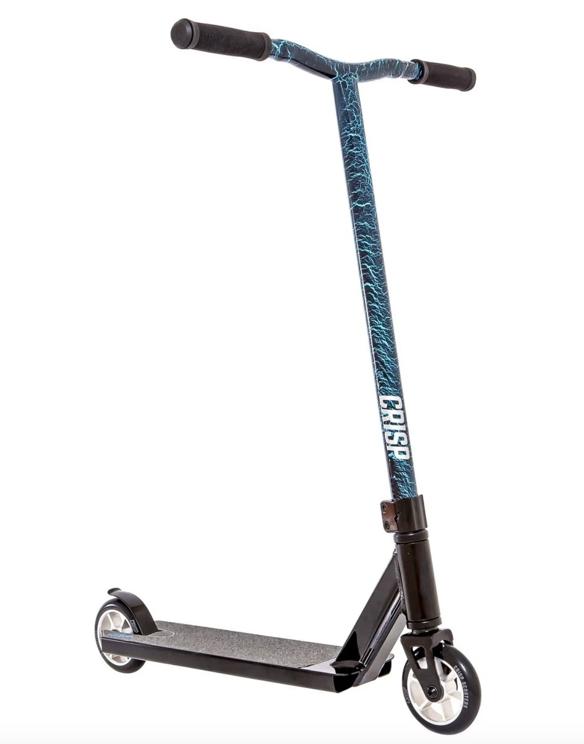 CRISP BLASTER 2020 COMPLETE STUNT SCOOTER - BLACK / BLUE CRACKING