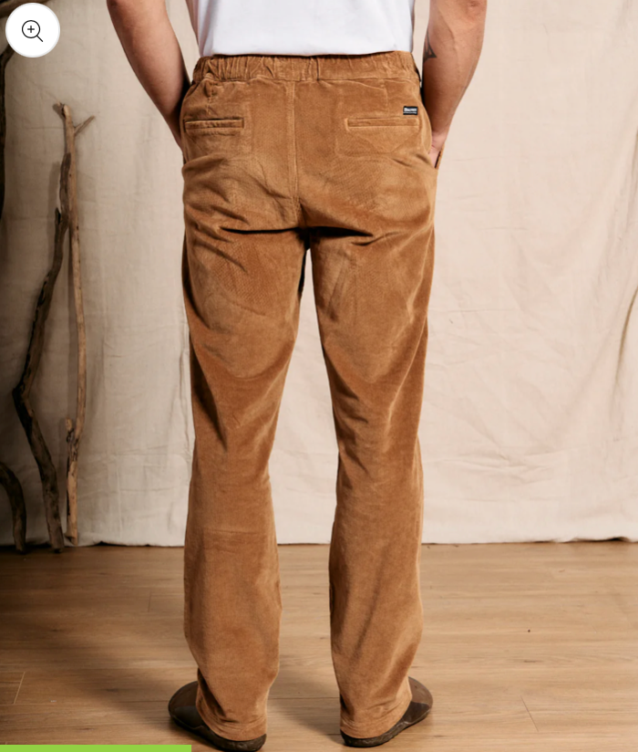 SALTROCK Meddon - Mens Cord Trousers - Brown