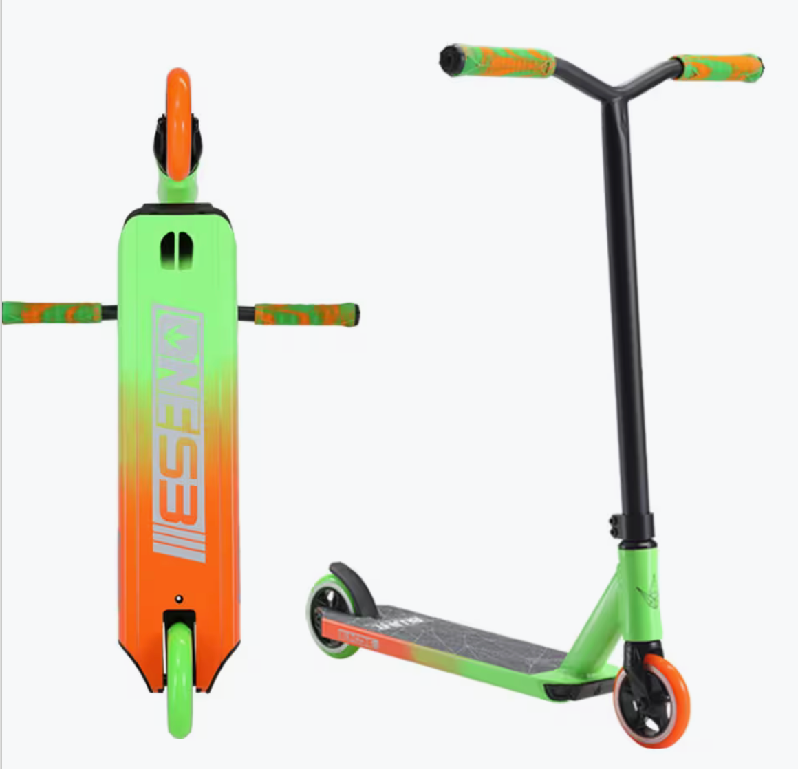 BLUNT One S3 Complete Green/Orange Stunt Scooter