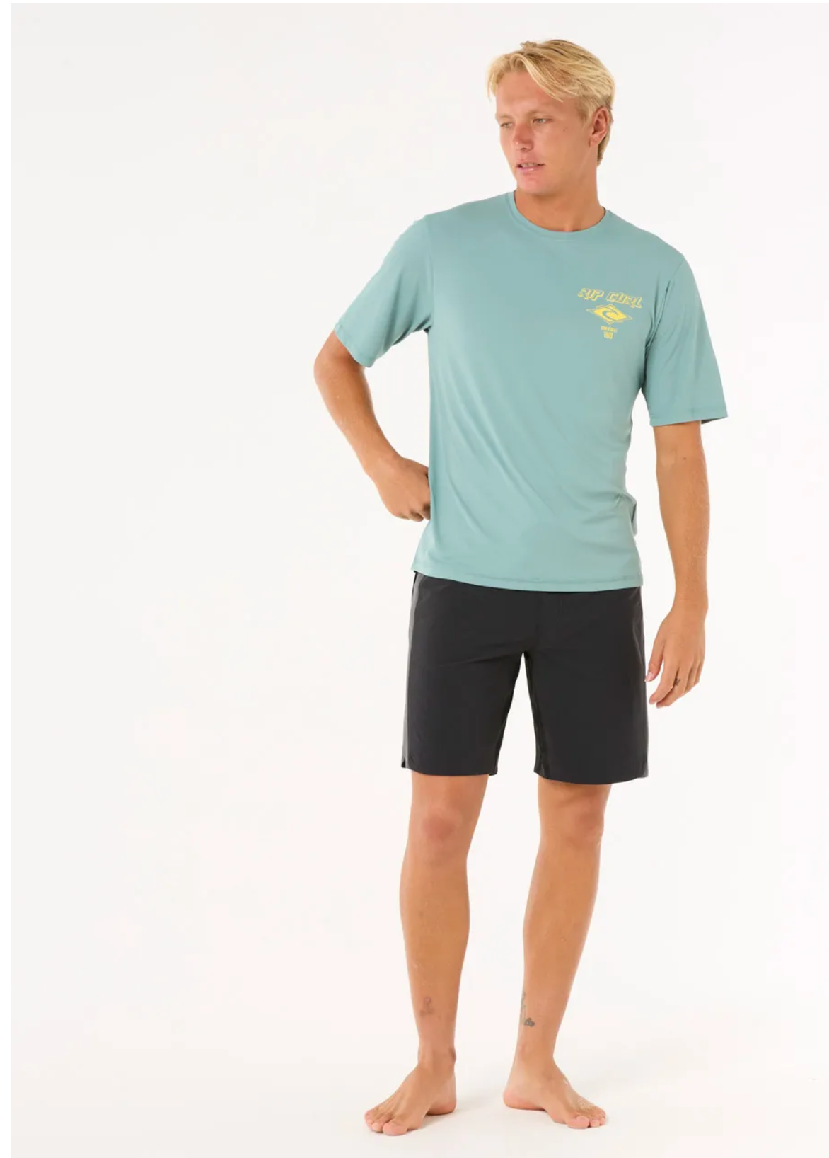 Ripcurl Icons Surflite UPF Short Sleeve Rash Vest