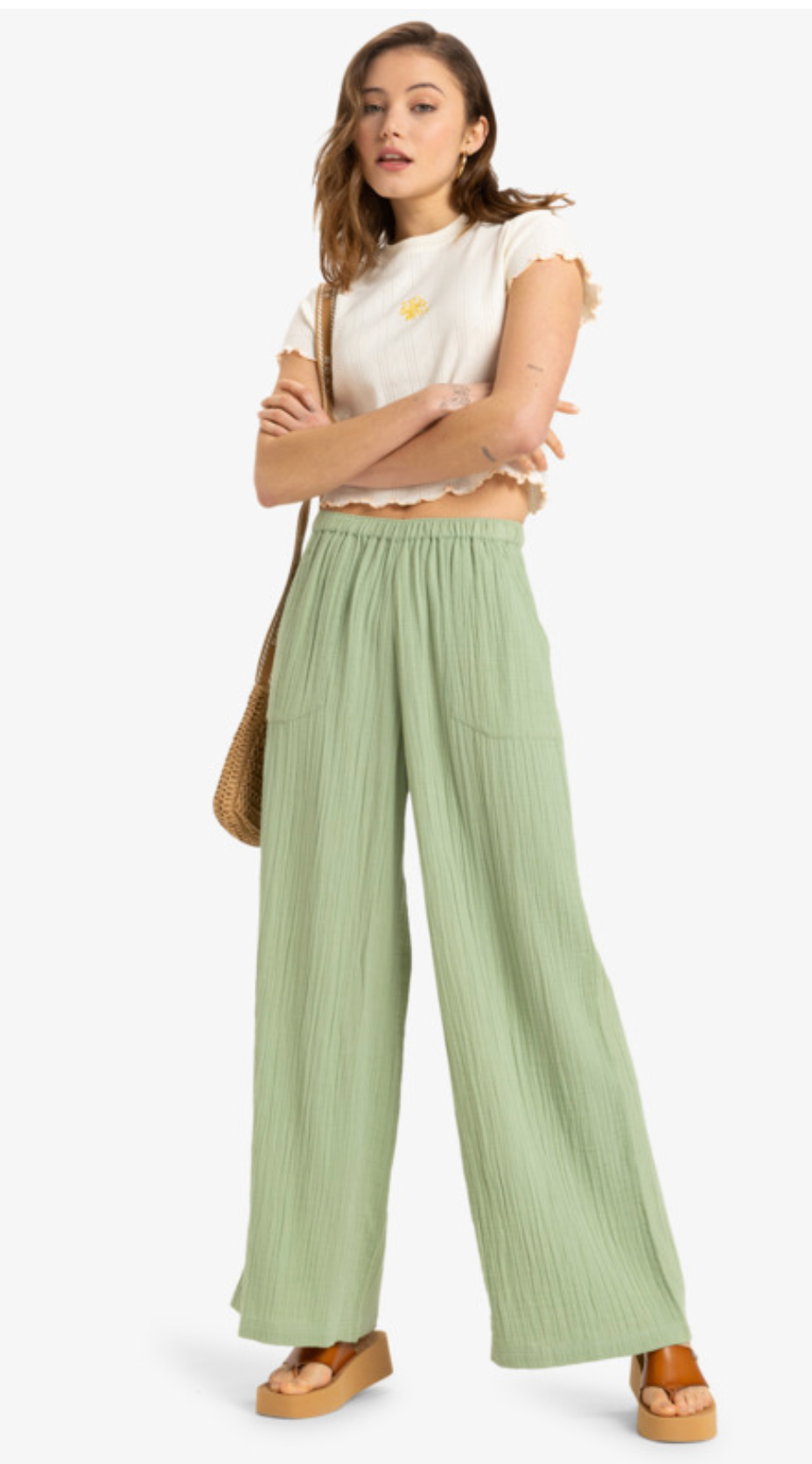 ROXY What A Vibe - Elastic Waist Pants for Women