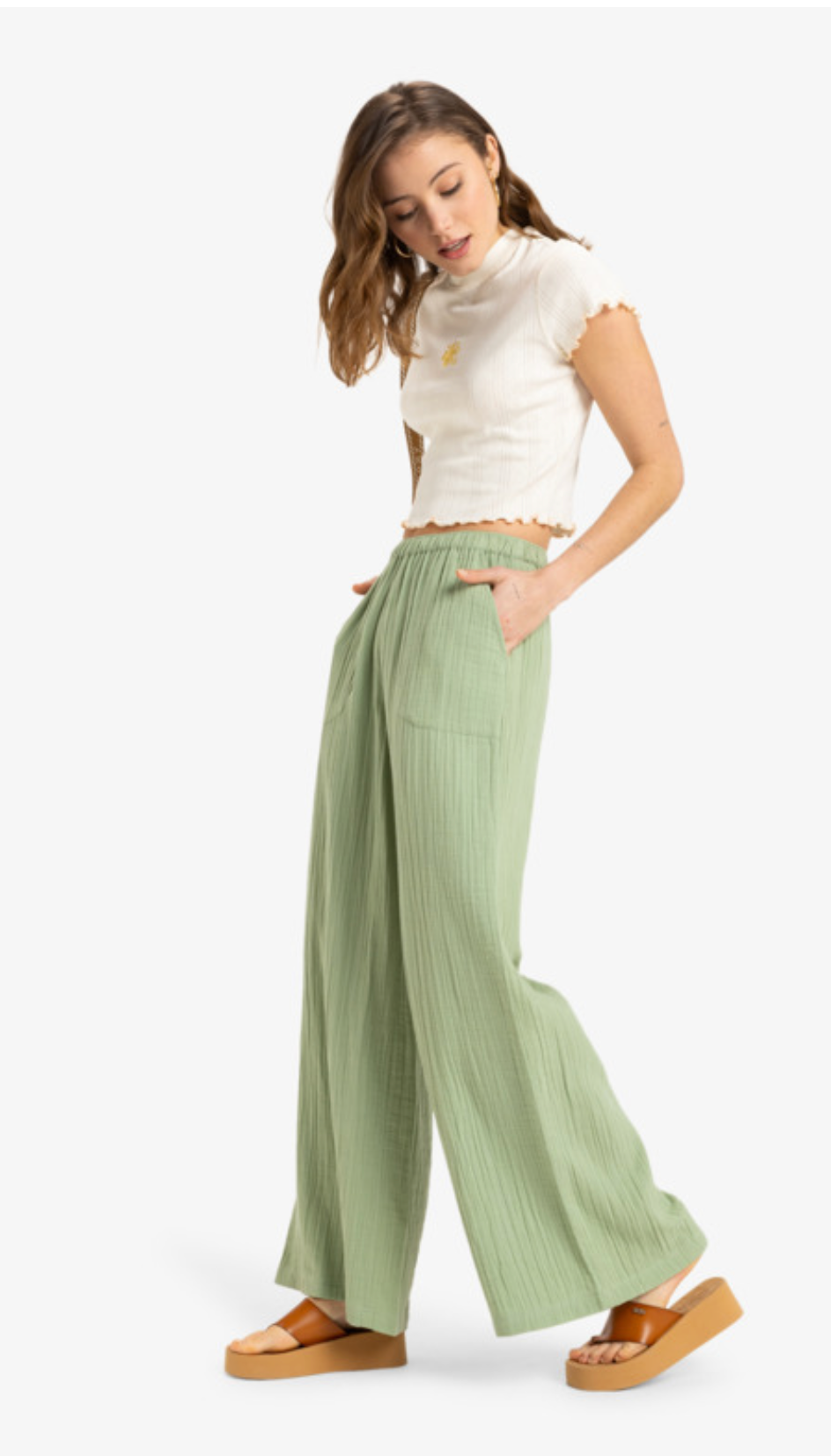 ROXY What A Vibe - Elastic Waist Pants for Women