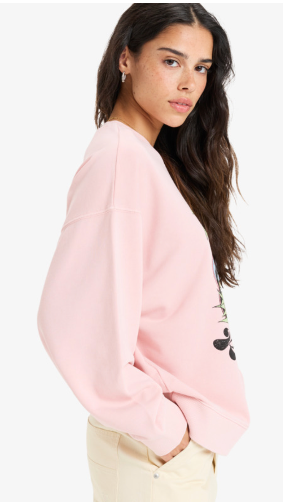 ROXY Lineup - Crew Neck Sweatshirt for Women
