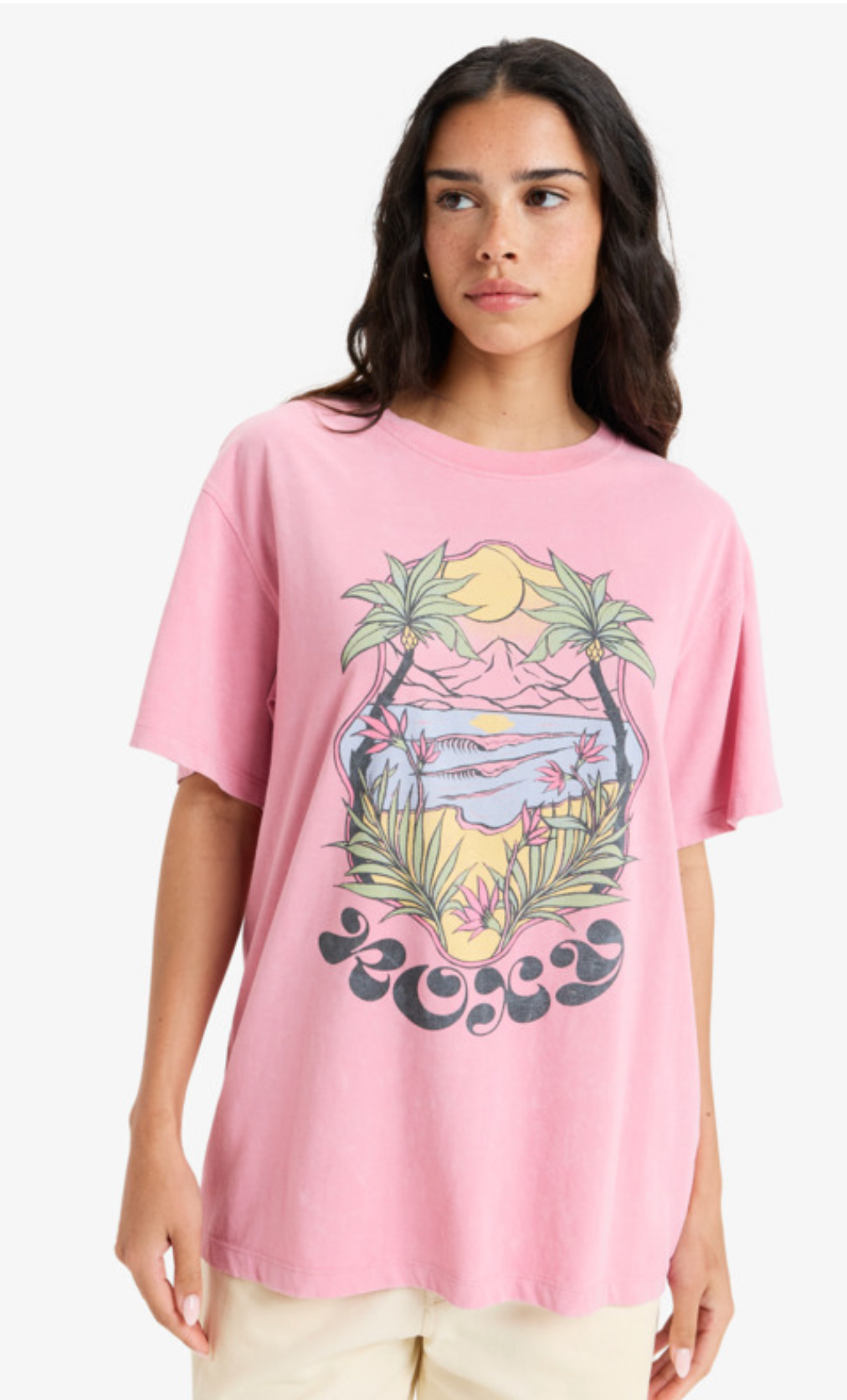ROXY Sunnyoversize - Short Sleeves T-Shirt for Women