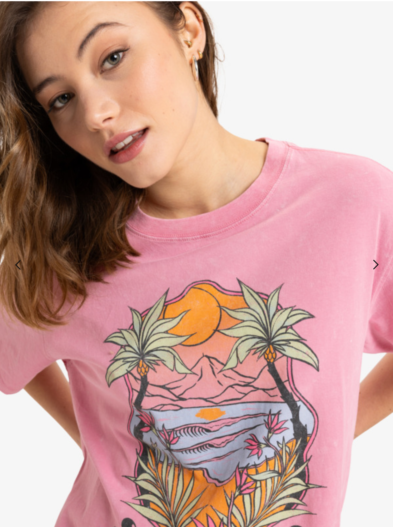 ROXY Sunnyoversize - Short Sleeves T-Shirt for Women