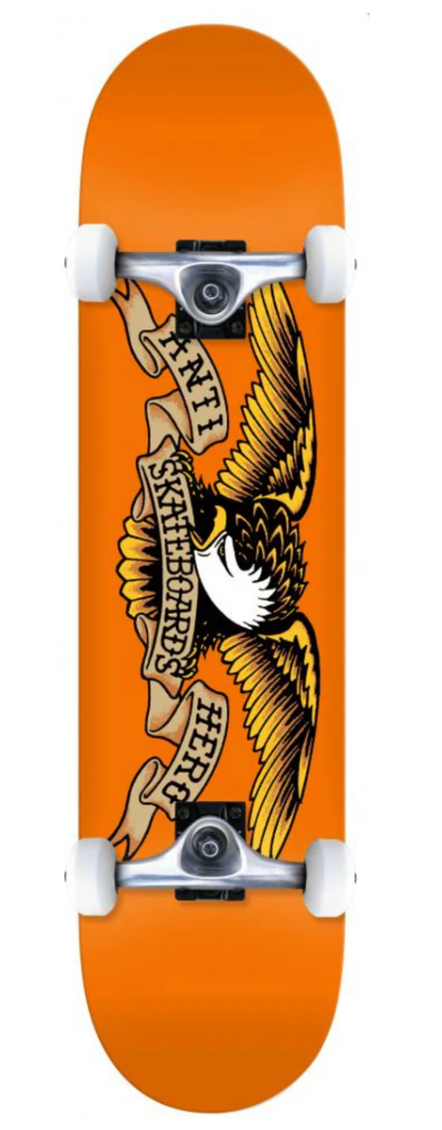 Anti Hero Complete Classic Eagle MD Orange - 7.5"