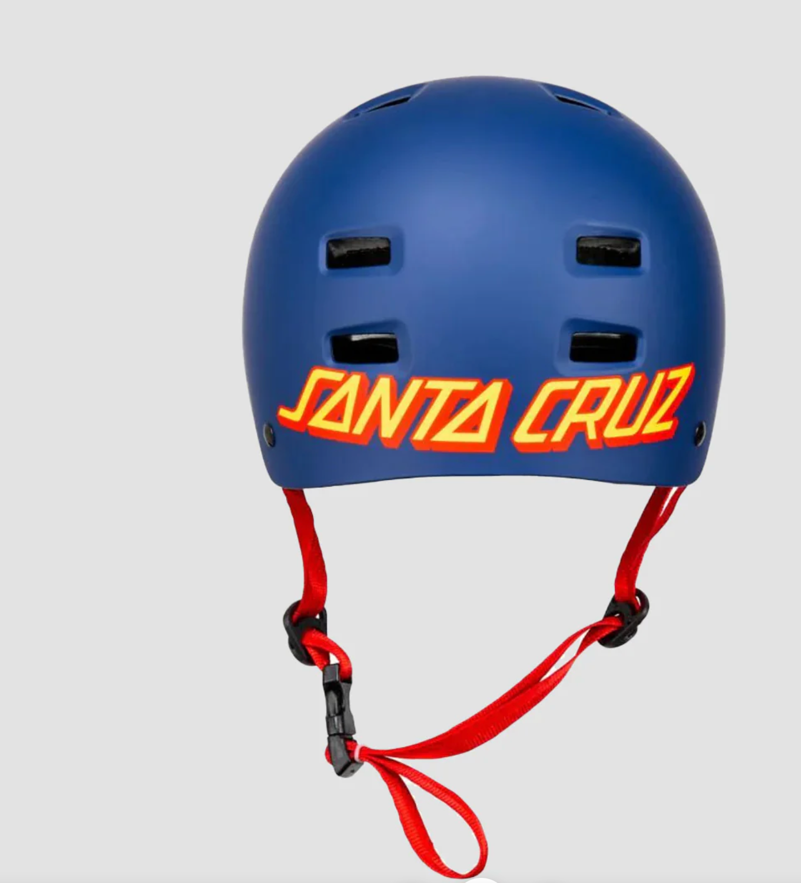 Bullet T X santa  cruz helmet strip logo helmet matt blue