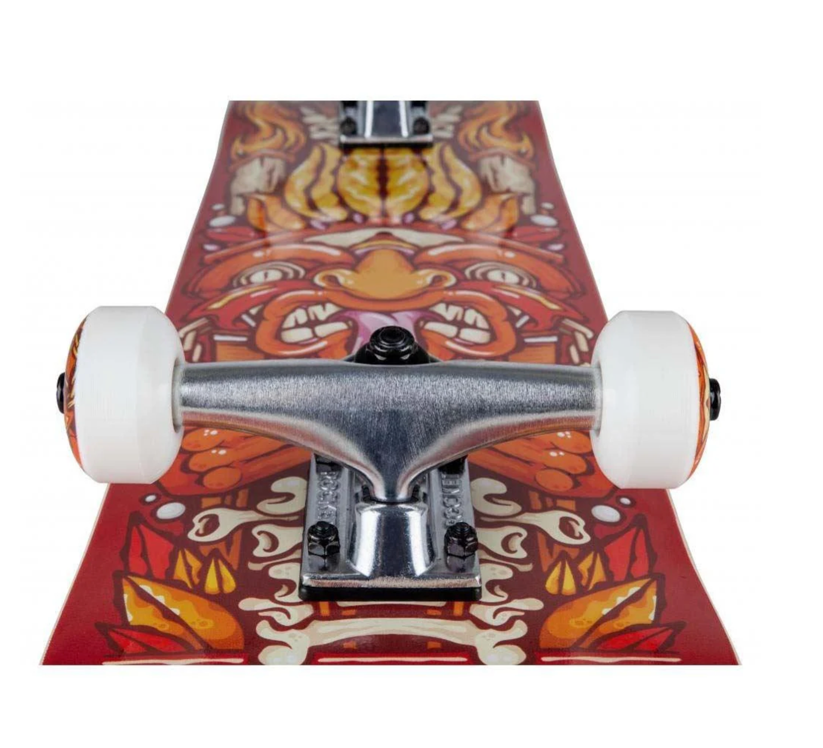 Rocket Skateboards Chief Pile-up Factory Complete Skateboard Red 7.75"