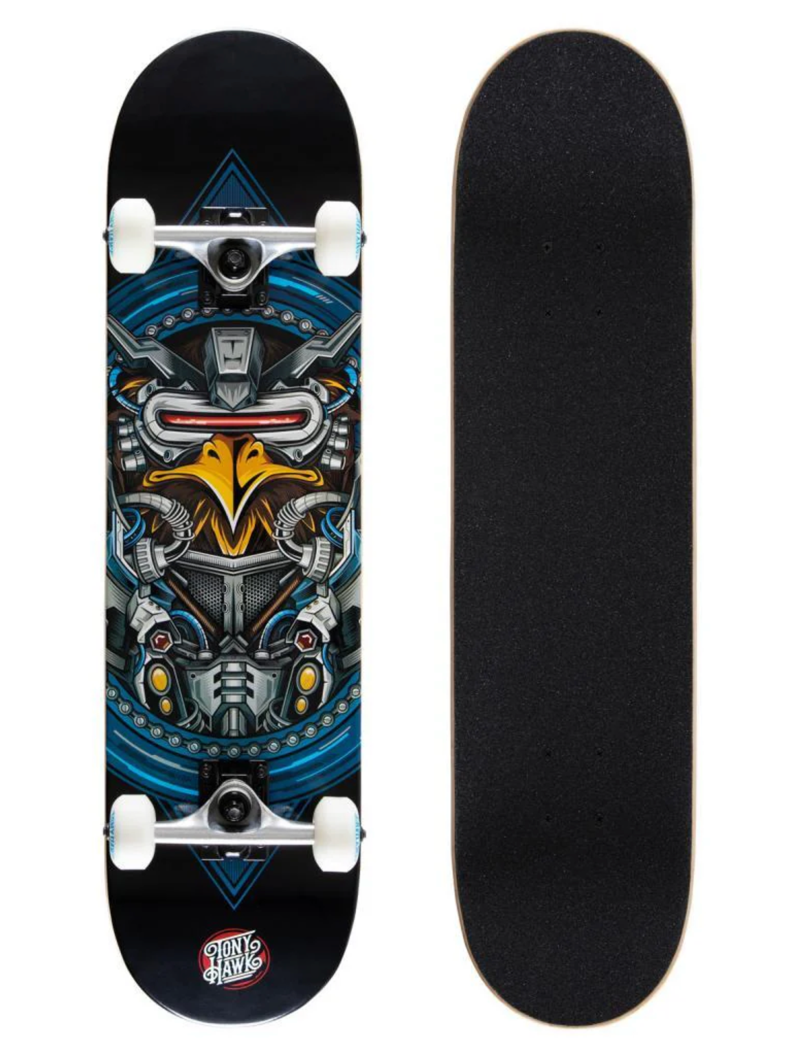 Tony Hawk SS 360 Complete Skateboard Robo Hawk Multi Colour 7.75"