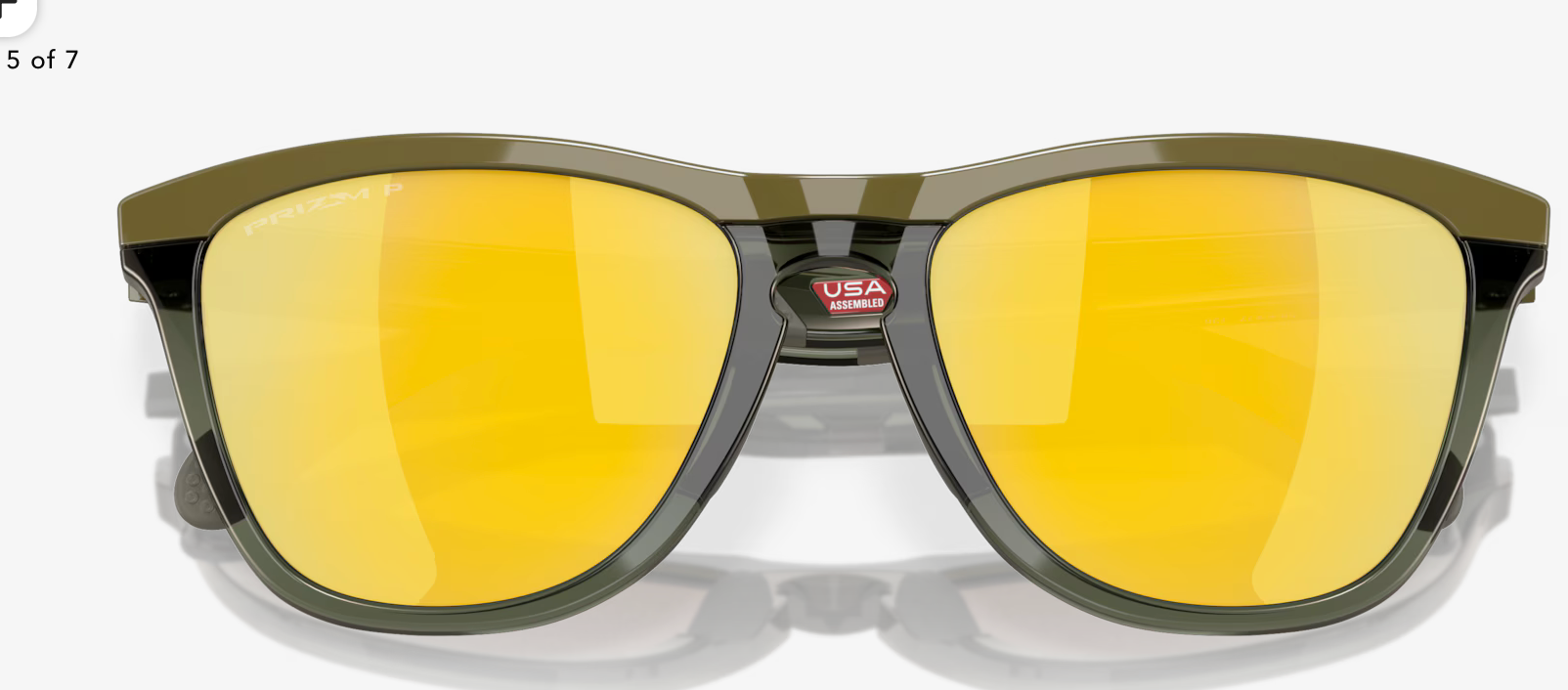 OAKLEY FROGSKINS )Prizm 24k Polarized Lenses,  Dark Brush Frame