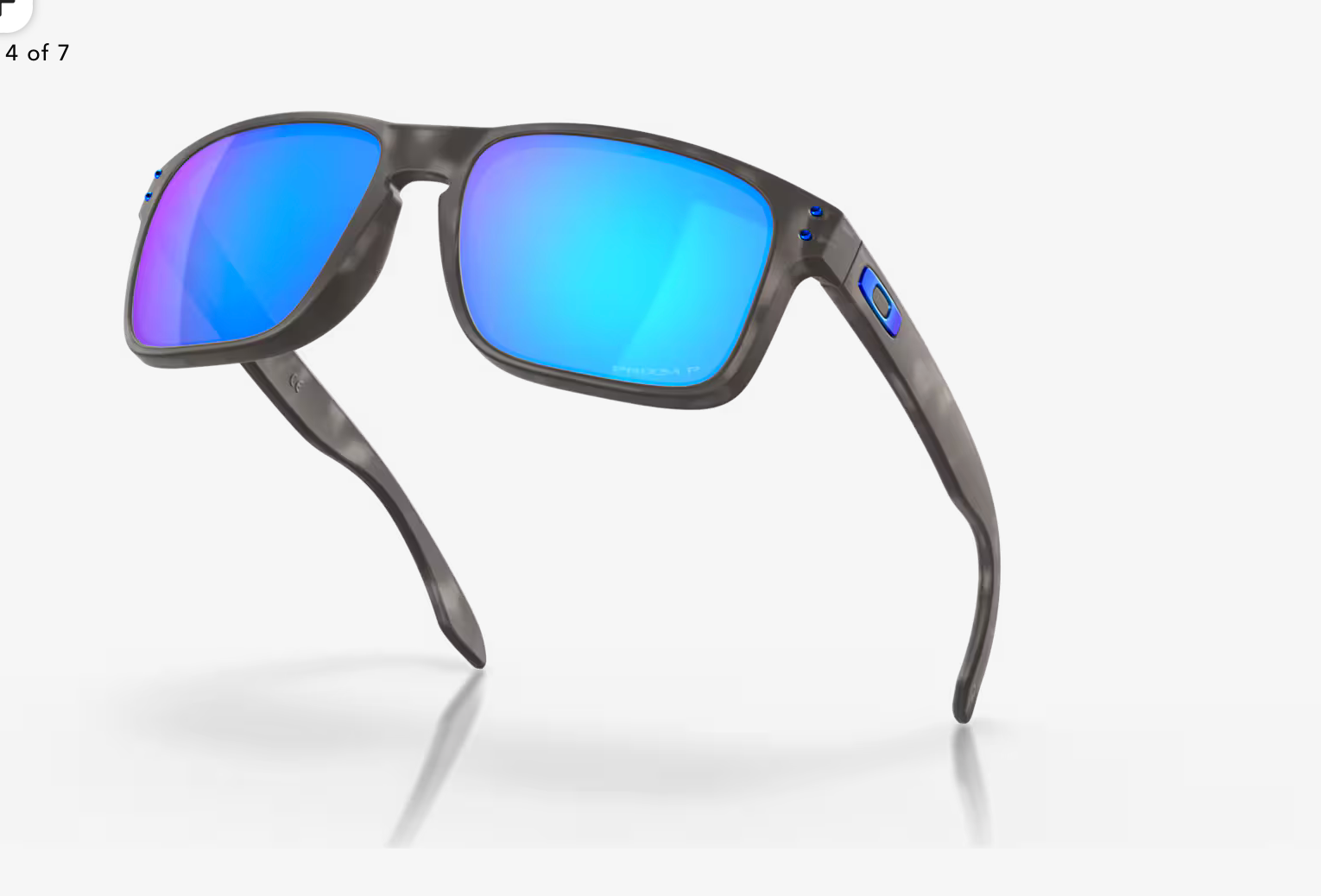 OAKLEY HOLBROOK Prizm Sapphire Polarized Lenses,  Matte Black Tortoise Frame