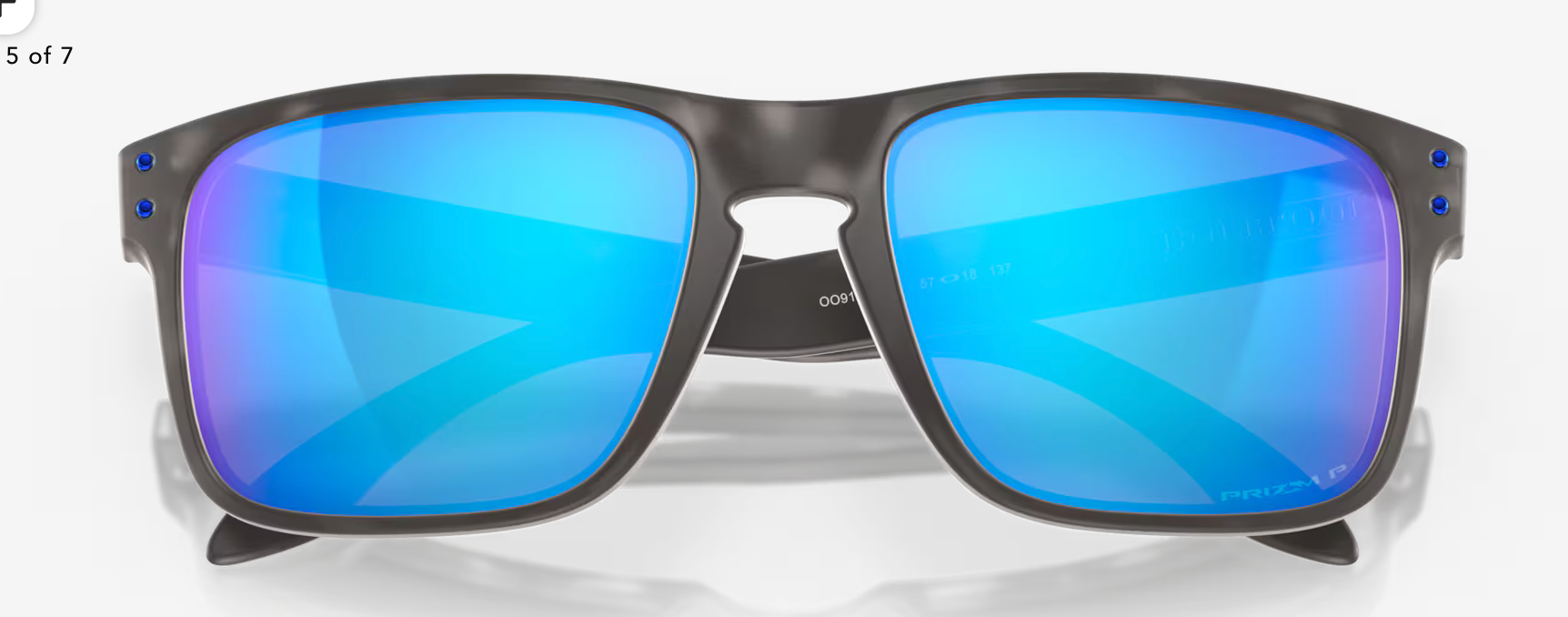 OAKLEY HOLBROOK Prizm Sapphire Polarized Lenses,  Matte Black Tortoise Frame