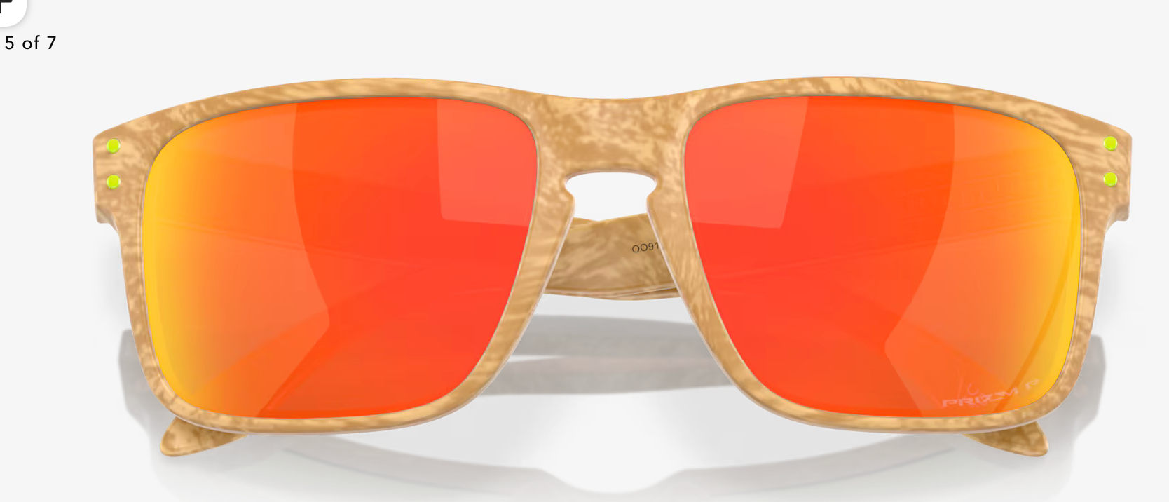 OAKLEY HOLBROOK )Prizm Ruby Polarized Lenses,  Matte Stone Desert Tan Frame