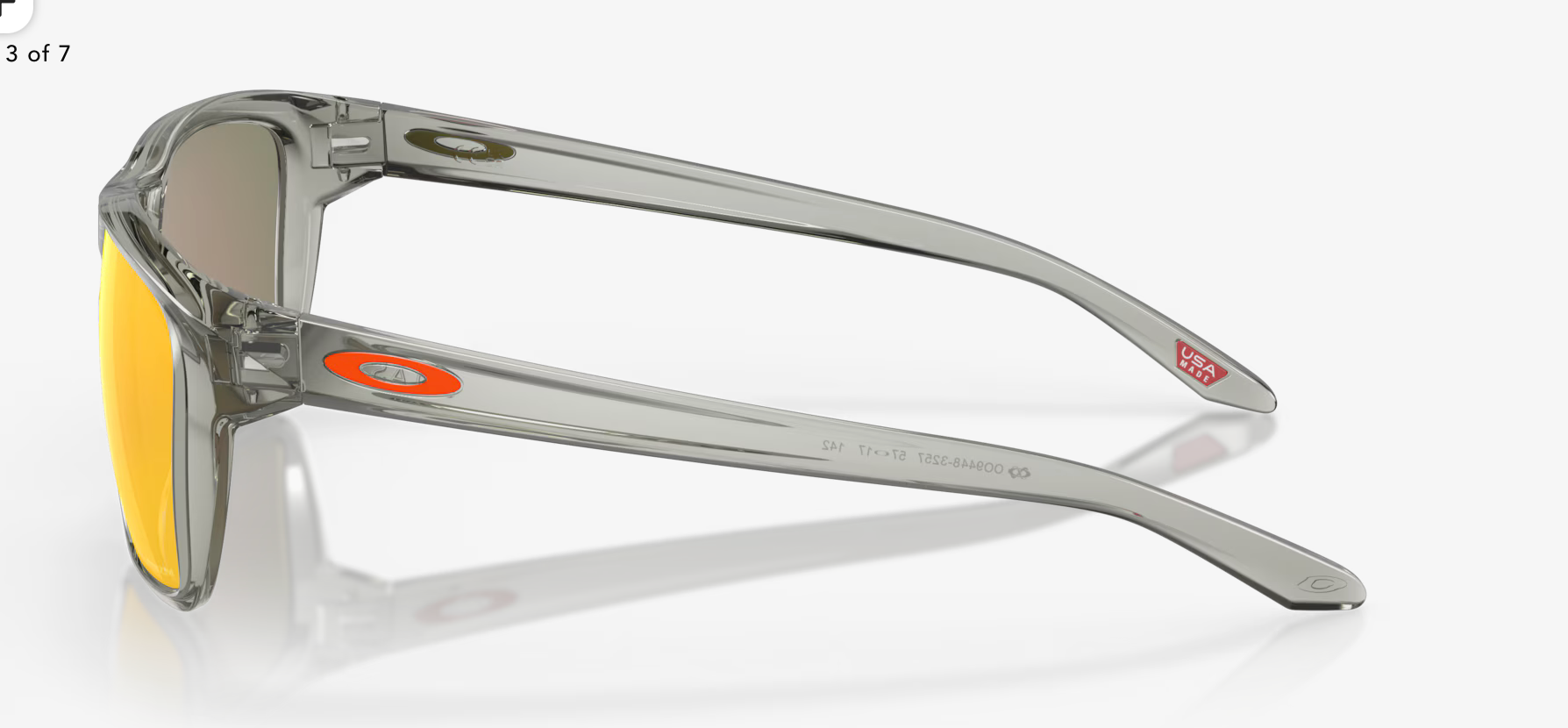 OAKLEY SYLAS Prizm Ruby Lenses,  Grey Ink Frame