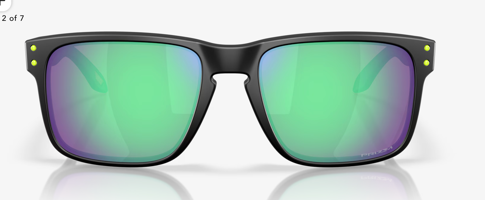 OAKLEY HOLBROOK Prizm Road Jade Lenses,  Matte Black Frame