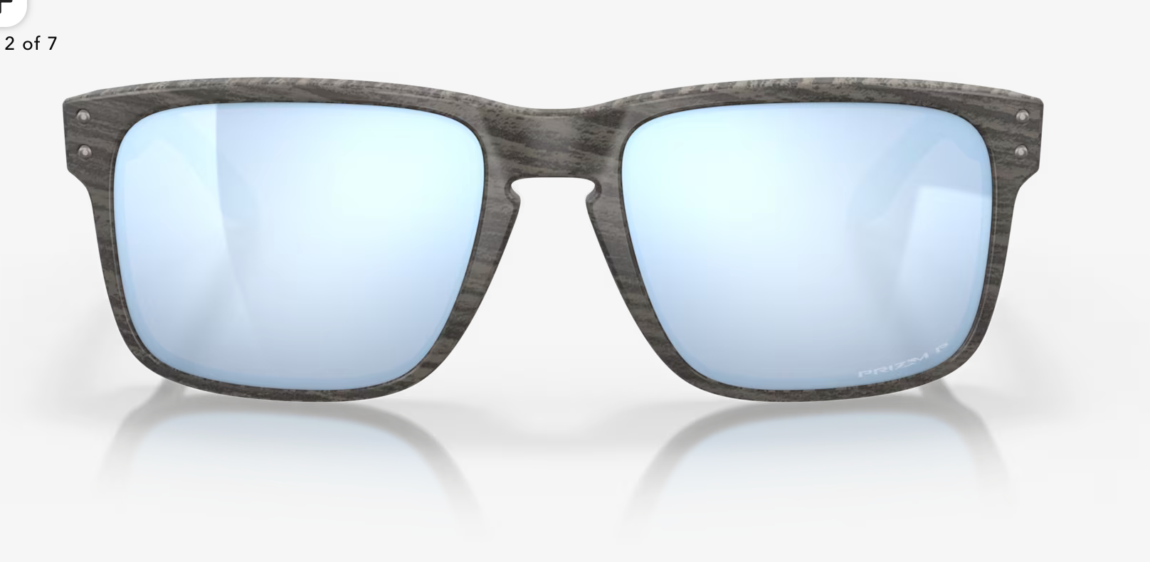 OAKLEY HOLBROOK Prizm Deep Water Polarized Lenses,  Woodgrain Frame