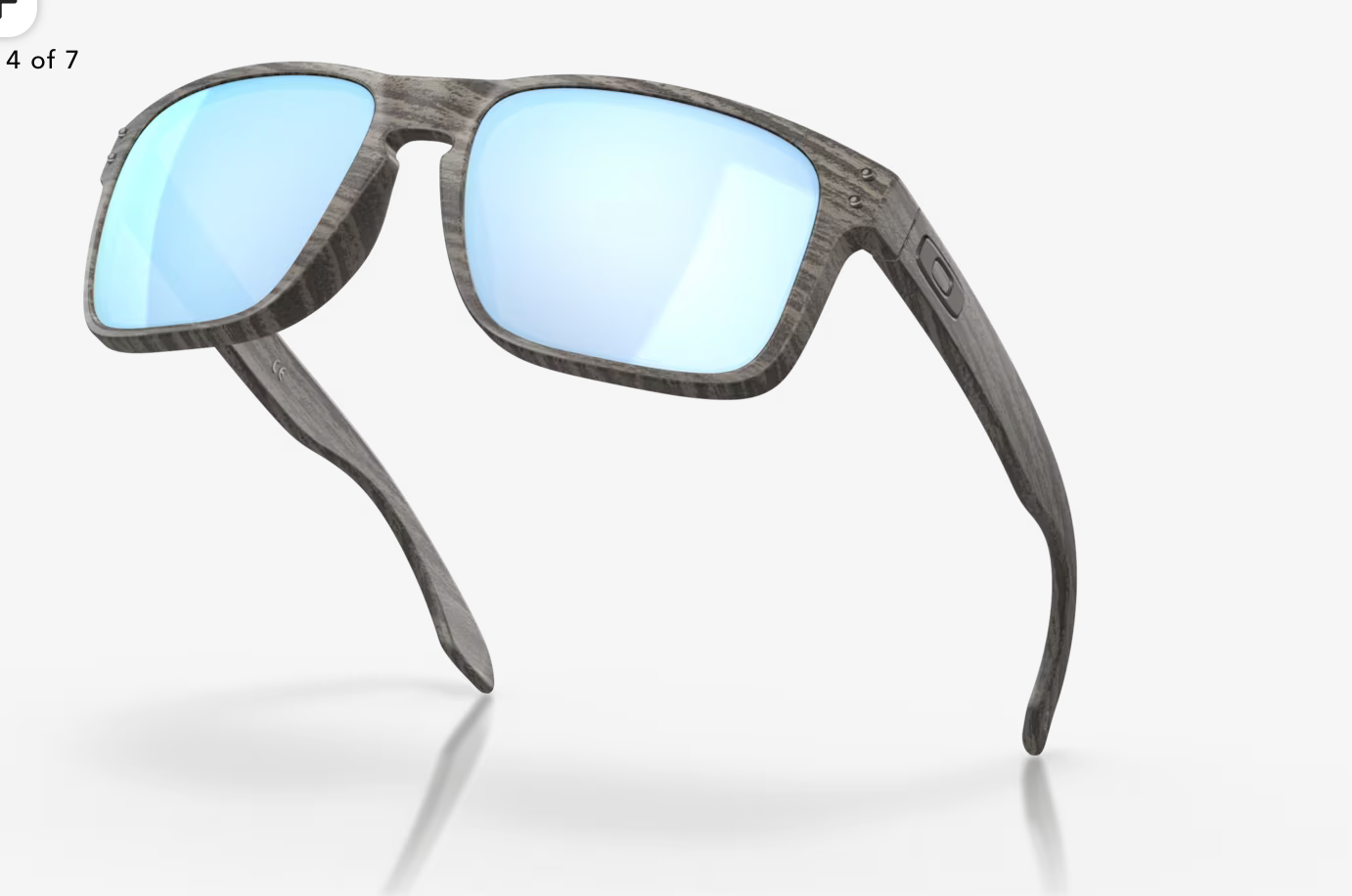 OAKLEY HOLBROOK Prizm Deep Water Polarized Lenses,  Woodgrain Frame