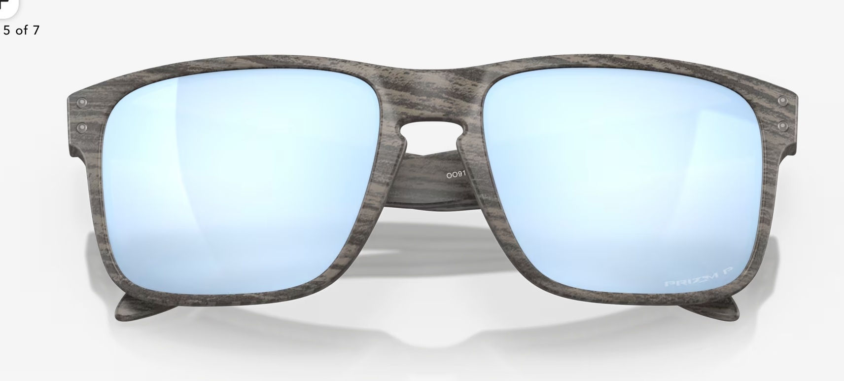 OAKLEY HOLBROOK Prizm Deep Water Polarized Lenses,  Woodgrain Frame