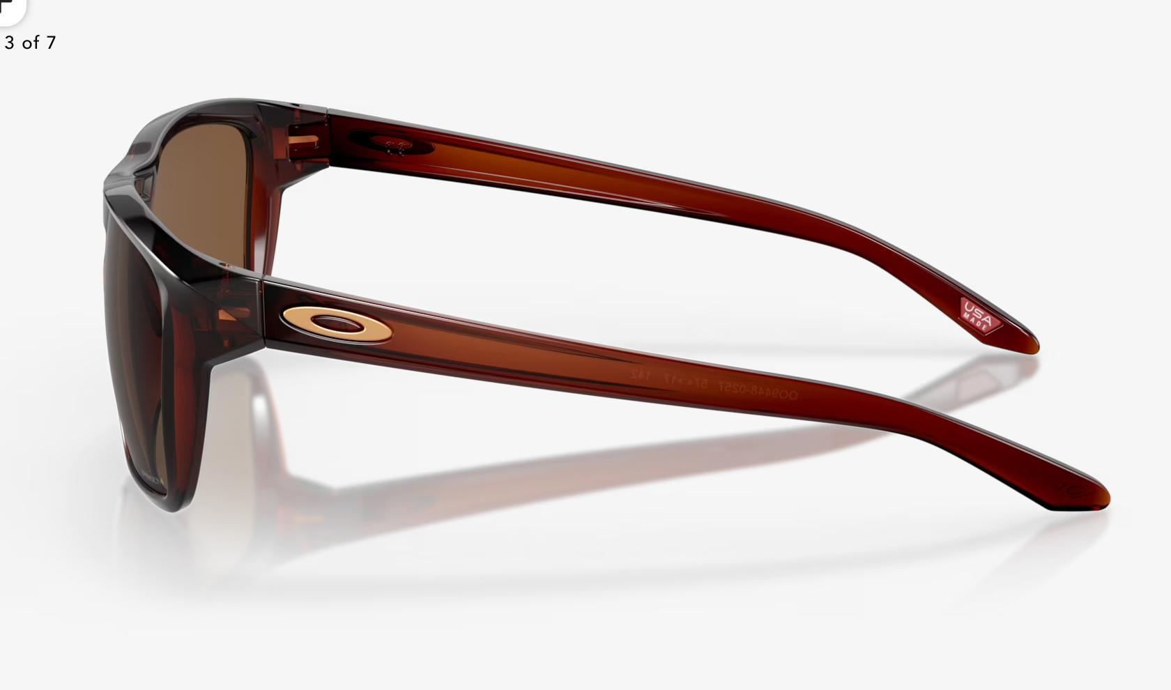 OAKLEY SYLAS )Prizm Bronze Lenses,  Polished Rootbeer Frame