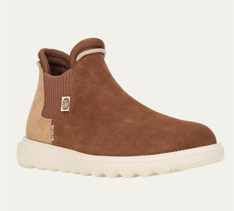 HEY DUDE  Branson Women's  Suede Novelty Boots
