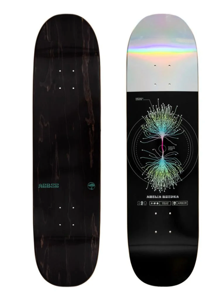 ARBOR AMELIA 8.25 NEURON SKATEBOARD DECK - 8.25"
