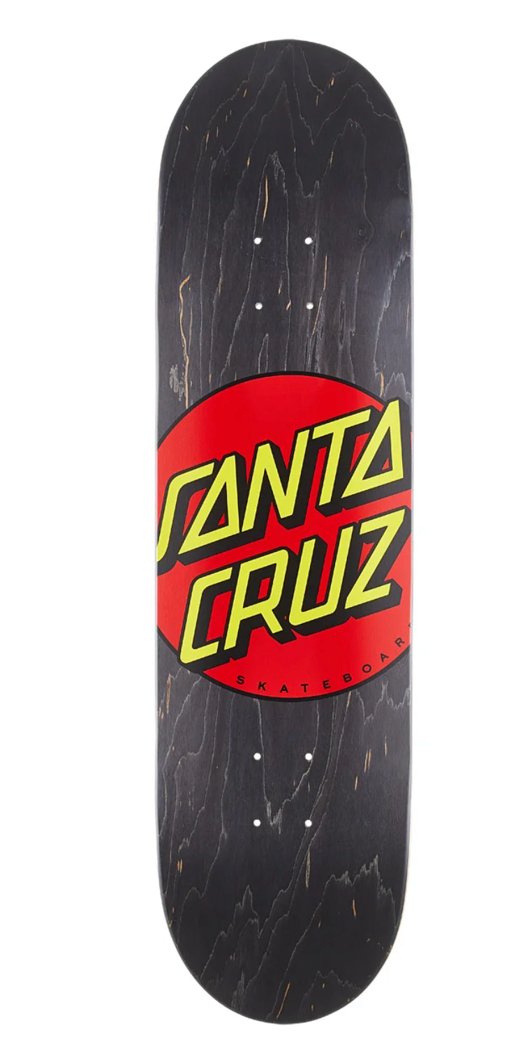 Santa Cruz Classic Dot Black Deck